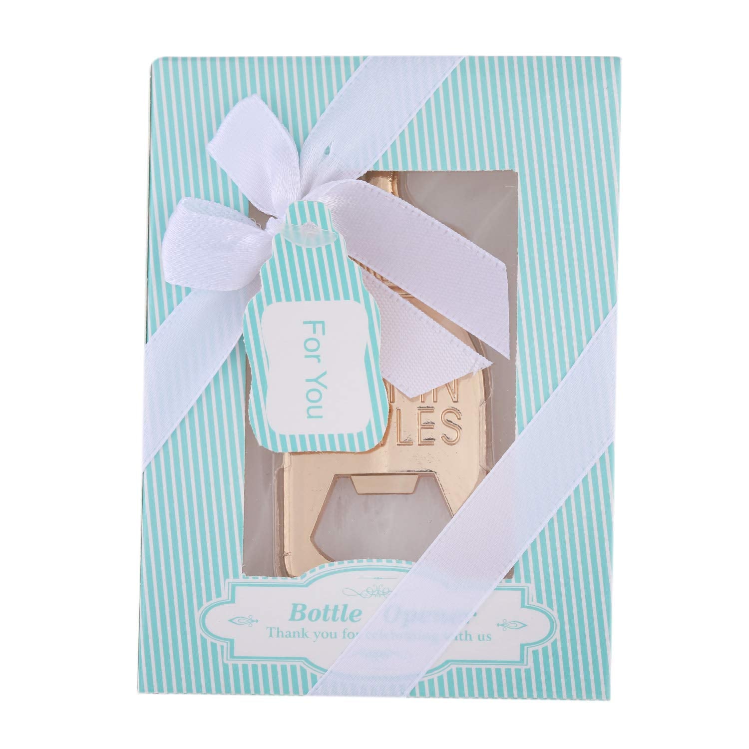 24Pcs Poppin Bottle Bottle Opener Baby Shower Favors Gift For Boy With Exquisite Packaging Box,Baby Shower Souvenirs For Guests