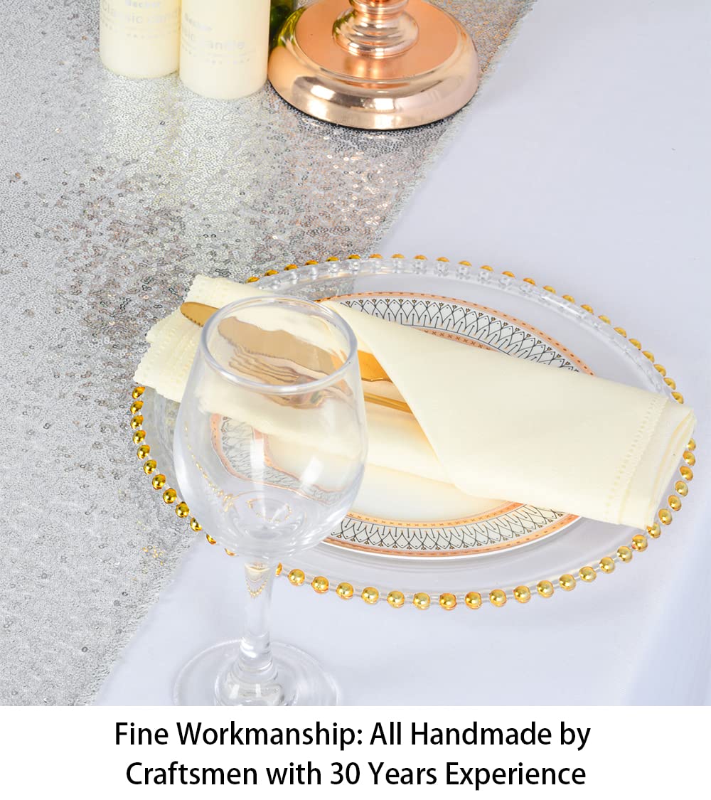 12 By 108 In Wedding Silver Sequin Table Runner With Tassel Party Supplies Silver Sequin Table Runner 108 Inches Long Fall Dinin