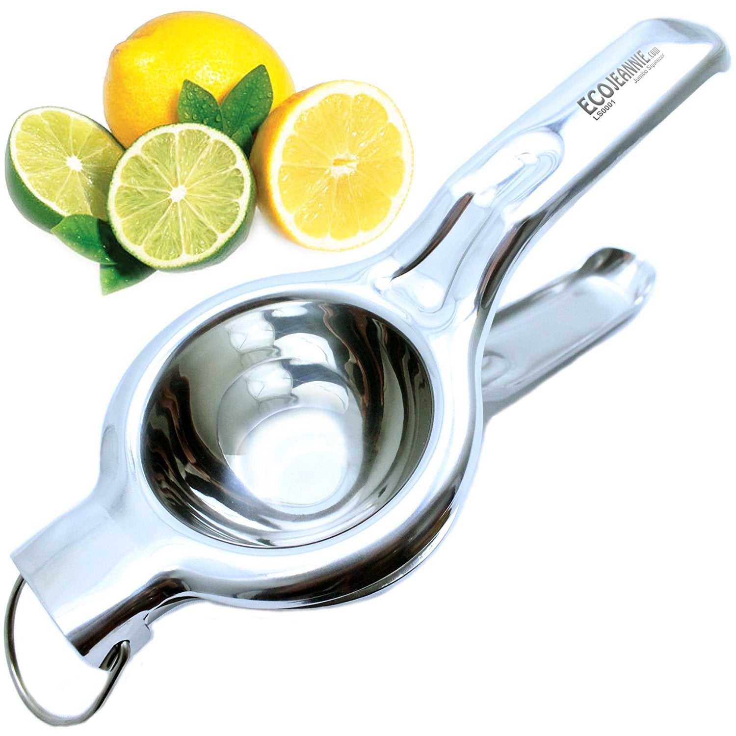 Ecojeannie Heavy Duty Jumbo Food Grade #304 Stainless Steel Lemon Juicer (Ls0001),Commercial Grade Unbreakable Anti-Corrosive Pr