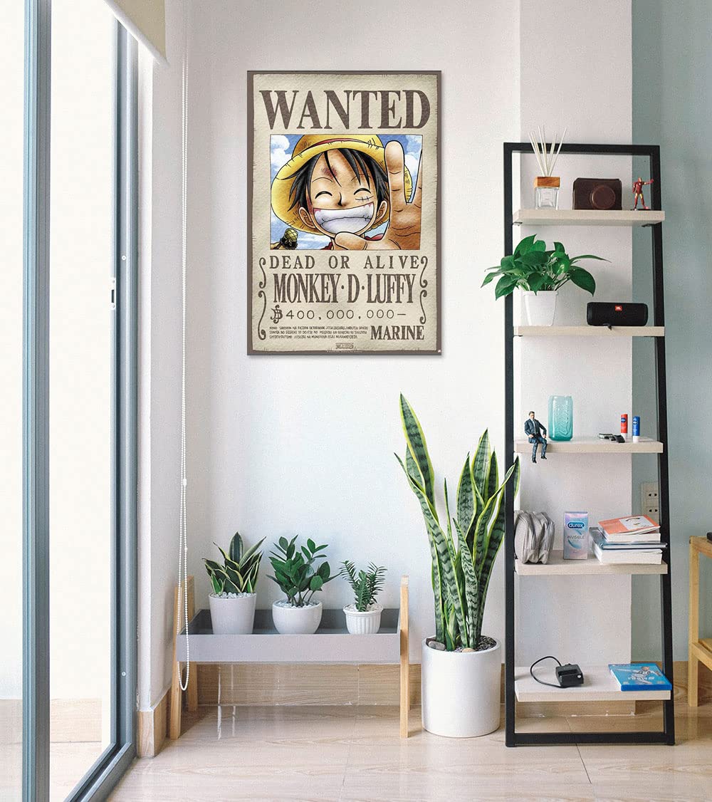 Poster Stop Online One Piece - Manga/Anime Tv Show Poster/Print (Wanted Monkey D. Luffy) (Size 27'' X 39'')