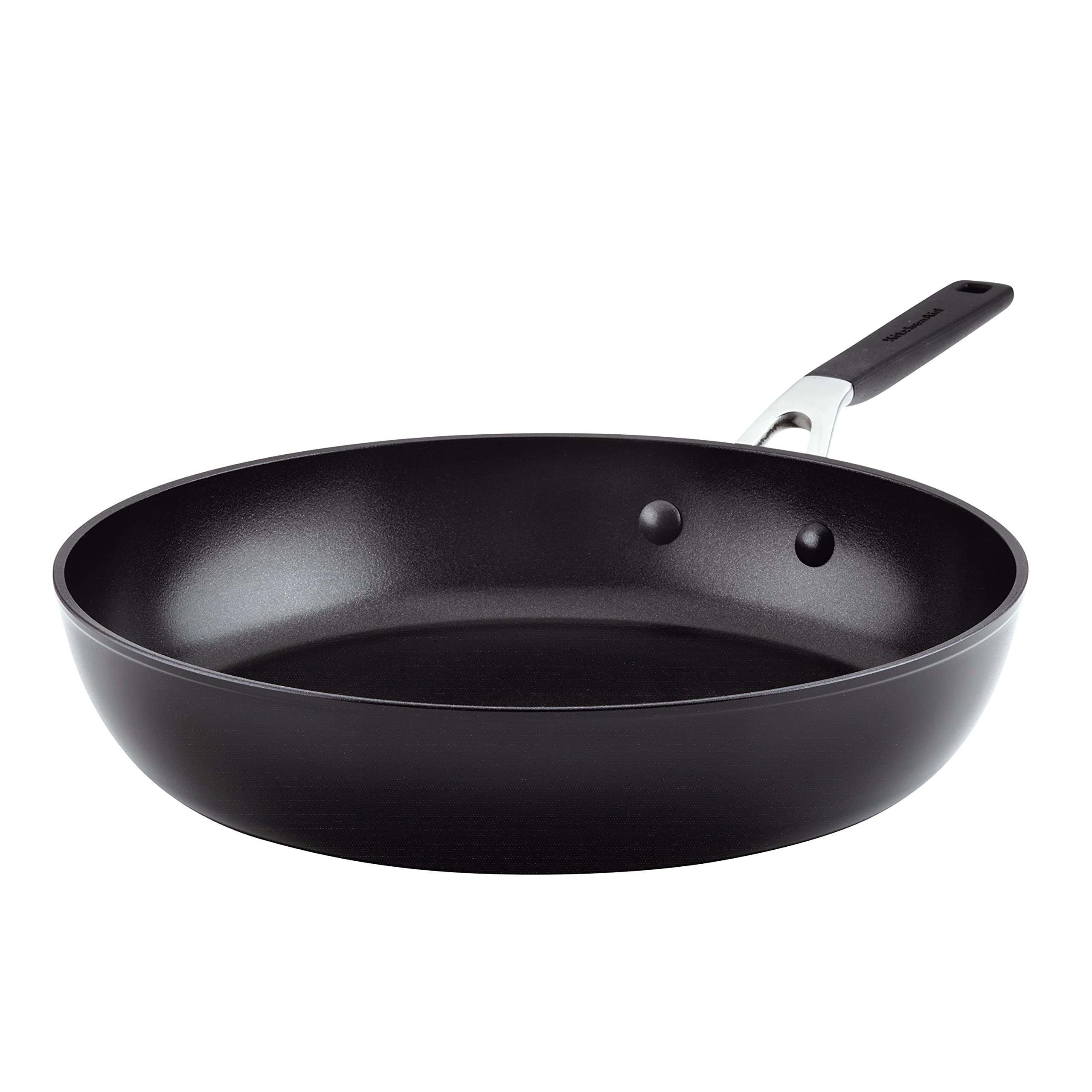 Kitchenaid 84802 Hard Anodized Nonstick Frying Pan/Skillet, 12.25 Inch - Onyx Black