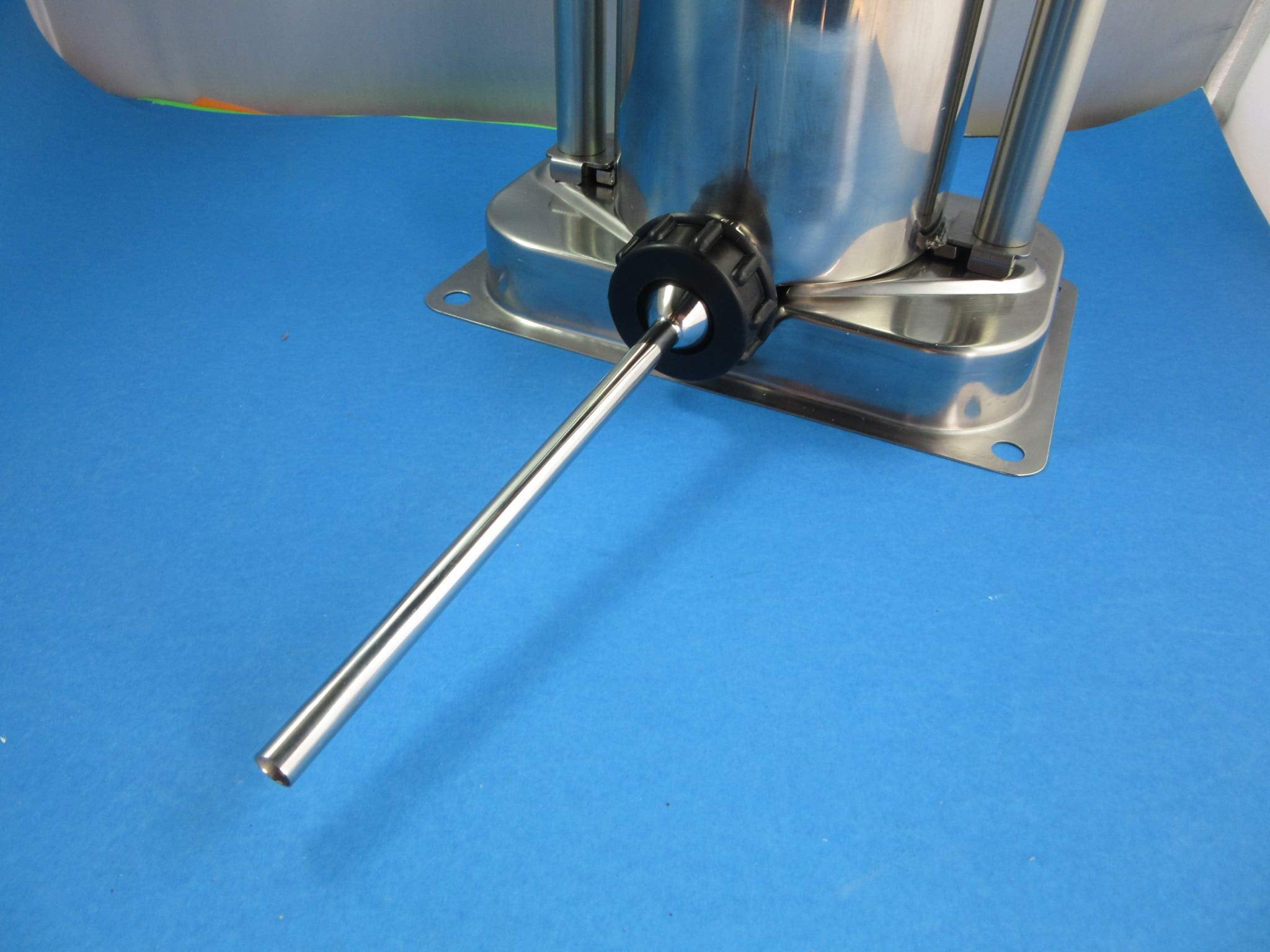 Narrow 3/8'' 9Mm Snack Stick Tube Cone Funnel For Lem 606 1606 Sausage 5 Lb Stuffer. 1 9/16'' Base. 6 3/4'' Long. Stainless Stee