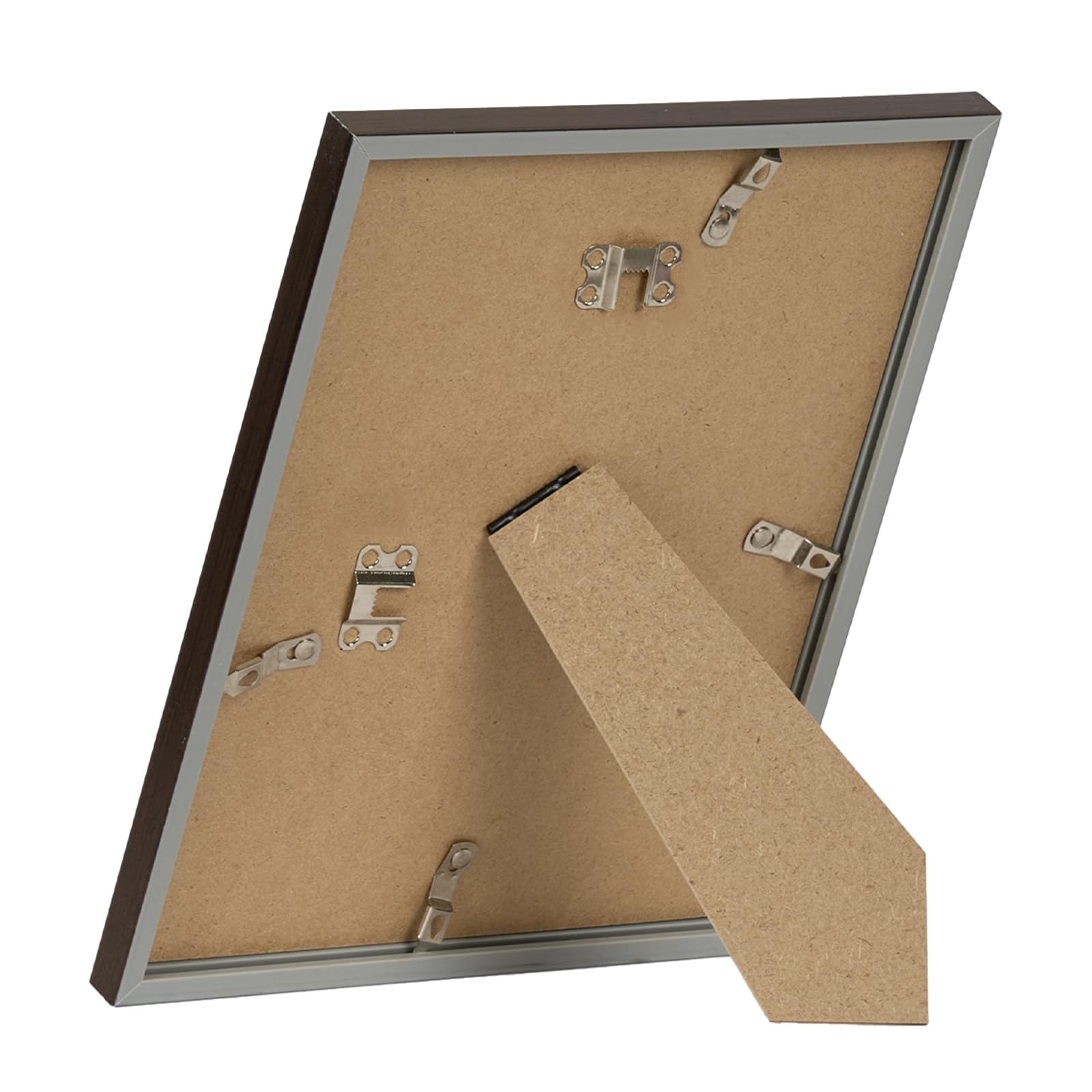 JCJMY 8x11 Picture Frame Dark Brown for Wall Hanging or Tabletop, Wall Mounting Horizontally or Vertically, 8 x 11 Wall Gallery