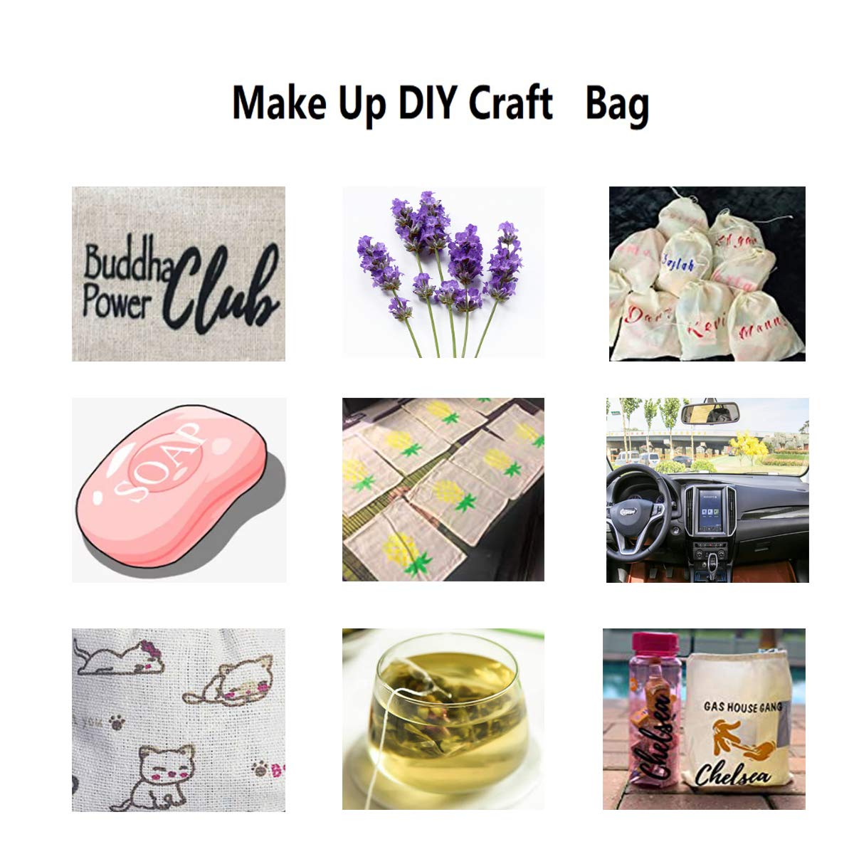 Reusable Sachet Drawstring Packing Bags Cheesecloth Cold Brew Coffee Bags 4X6Inch 50 Pcs For Spices,Tea Filter,Dried Herbs,Cooki