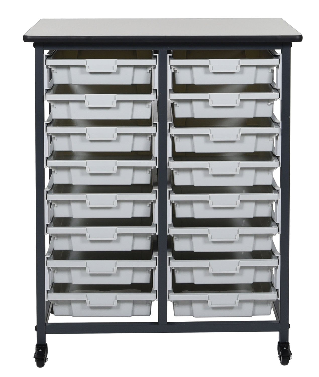 Luxor MBS-DR-16S Mobile Bin System - Double Row