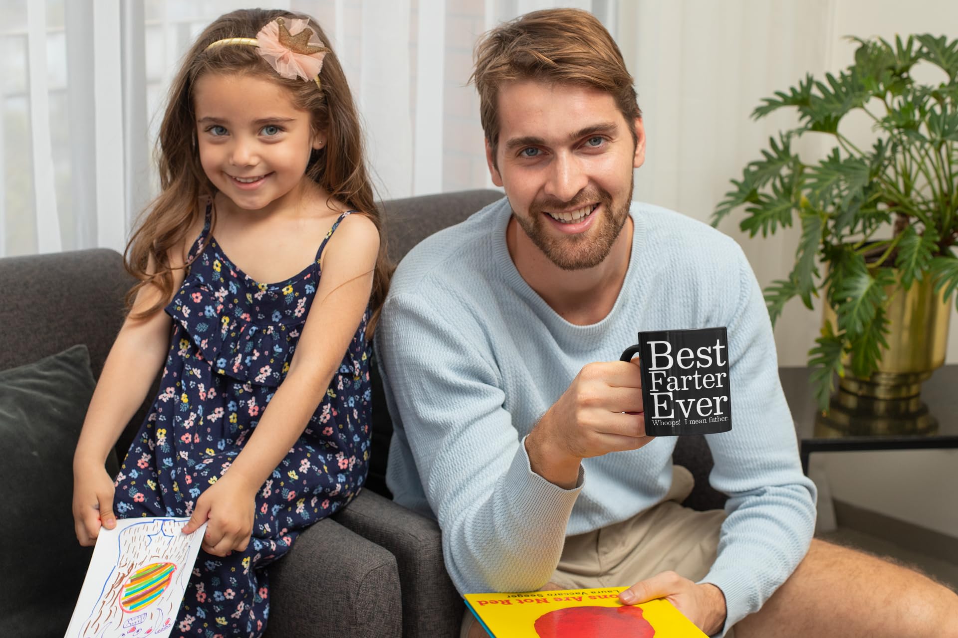 Find Funny Gift Ideas Best Farter Ever I Mean Father Funny Dad Mug Mug - World's Greatest Farter Funny Fathers Day Mugs Gifts from Kids Son  FathersDay Gifts for Dad from Daughter  (BFE Black)