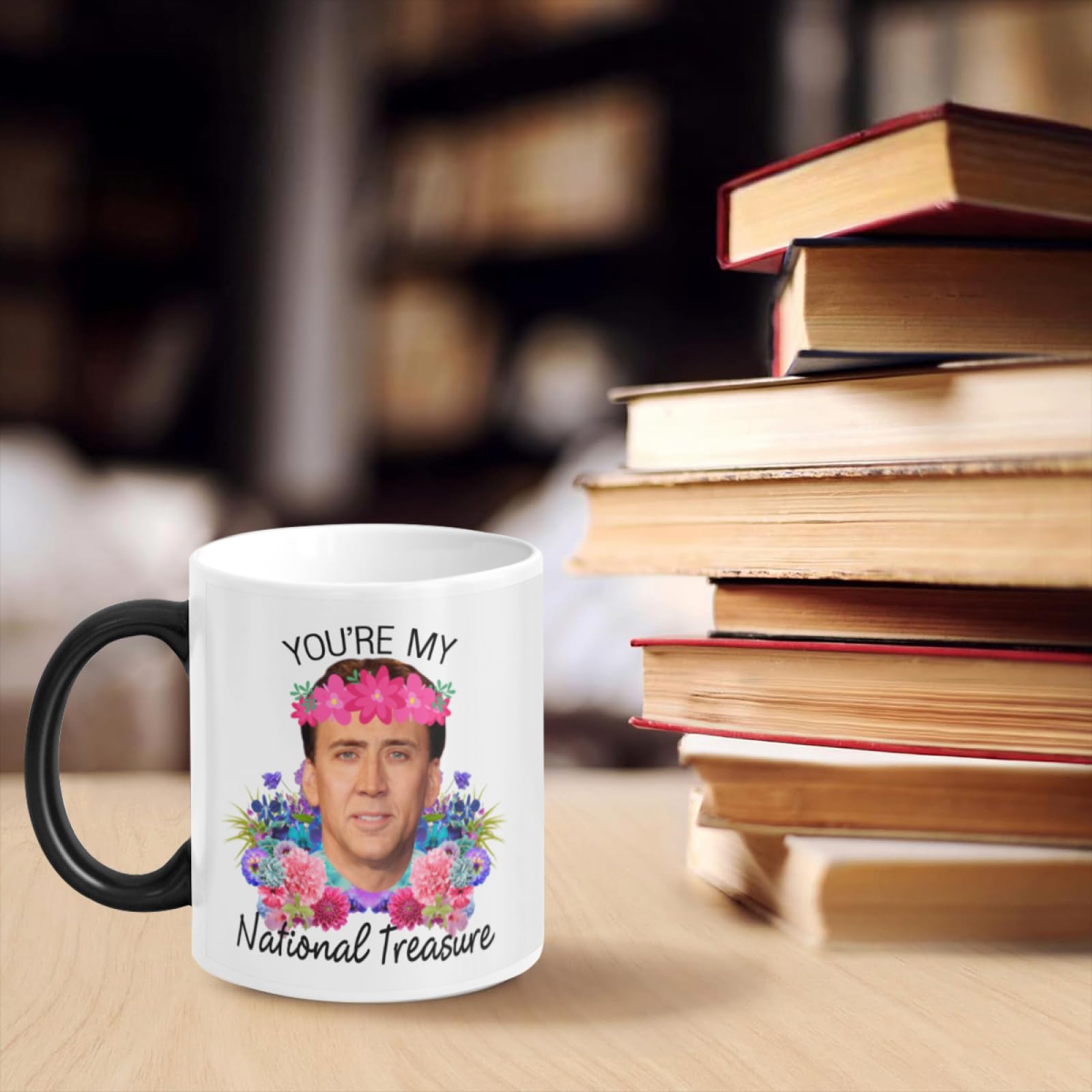 SCSF Youre My National Treasure Morphing Coffee Mugs Heat Reveal Color Change Mug Christmas Mug For Men11 Ounces