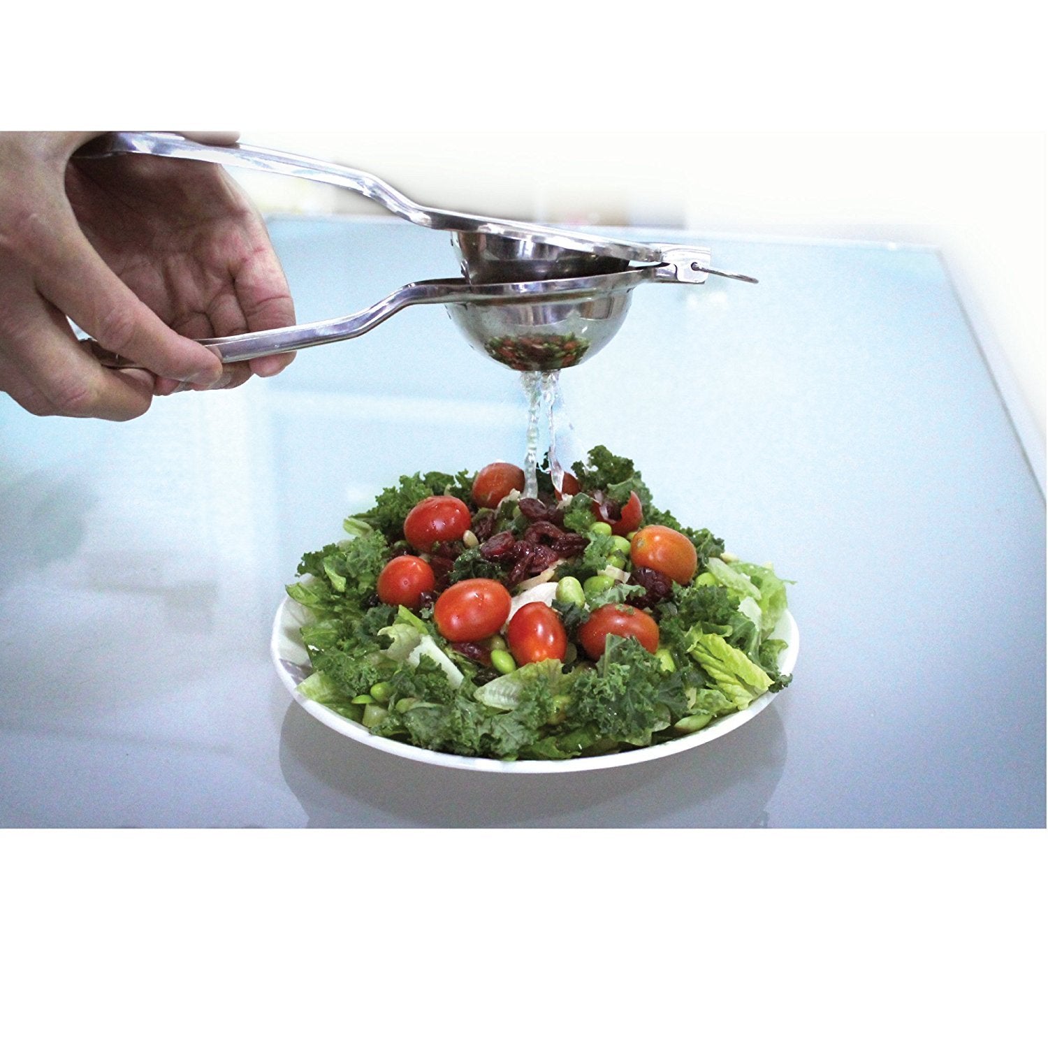Ecojeannie Heavy Duty Jumbo Food Grade #304 Stainless Steel Lemon Juicer (Ls0001),Commercial Grade Unbreakable Anti-Corrosive Pr