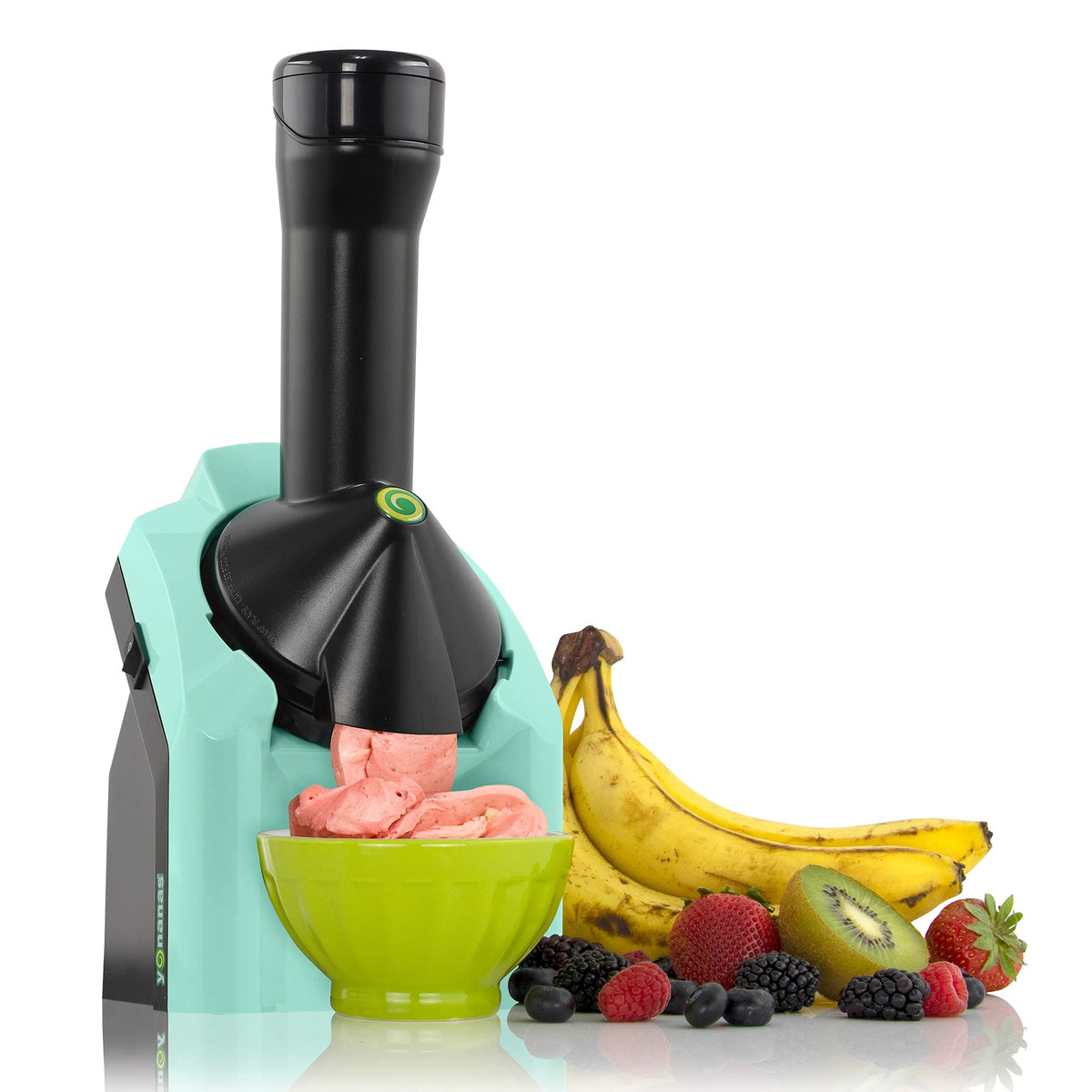 Yonanas 902Mn Classic Vegan, Dairy-Free Frozen Fruit Soft Serve Maker, Includes 36 Recipes, 200 W, Silver