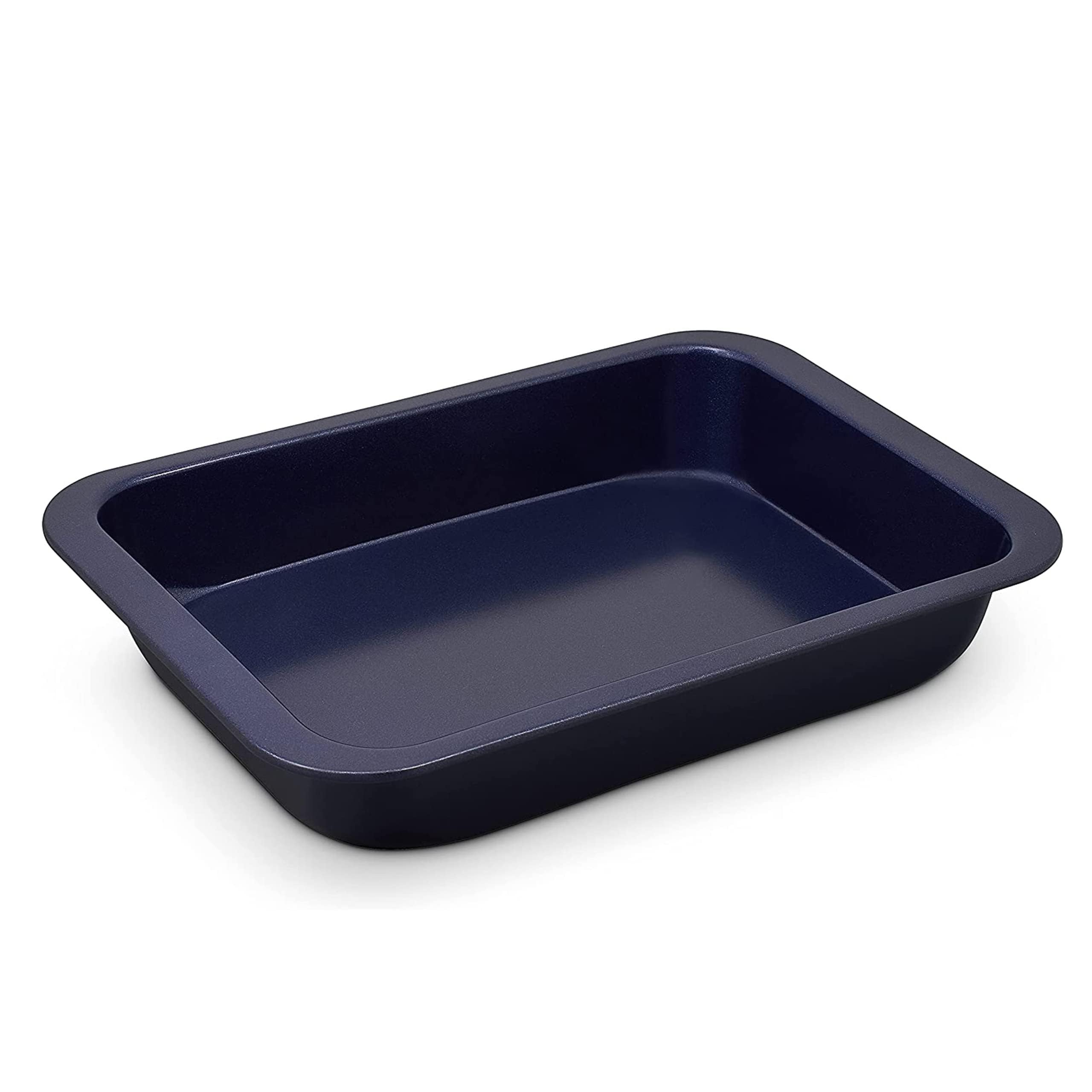 Zyliss E980190 Non-Stick Oven Tray | 30Cm X 20Cm | Carbon Steel | Dark Blue | Baking Tin/Bakeware/Roasting | Dishwasher Safe | 5