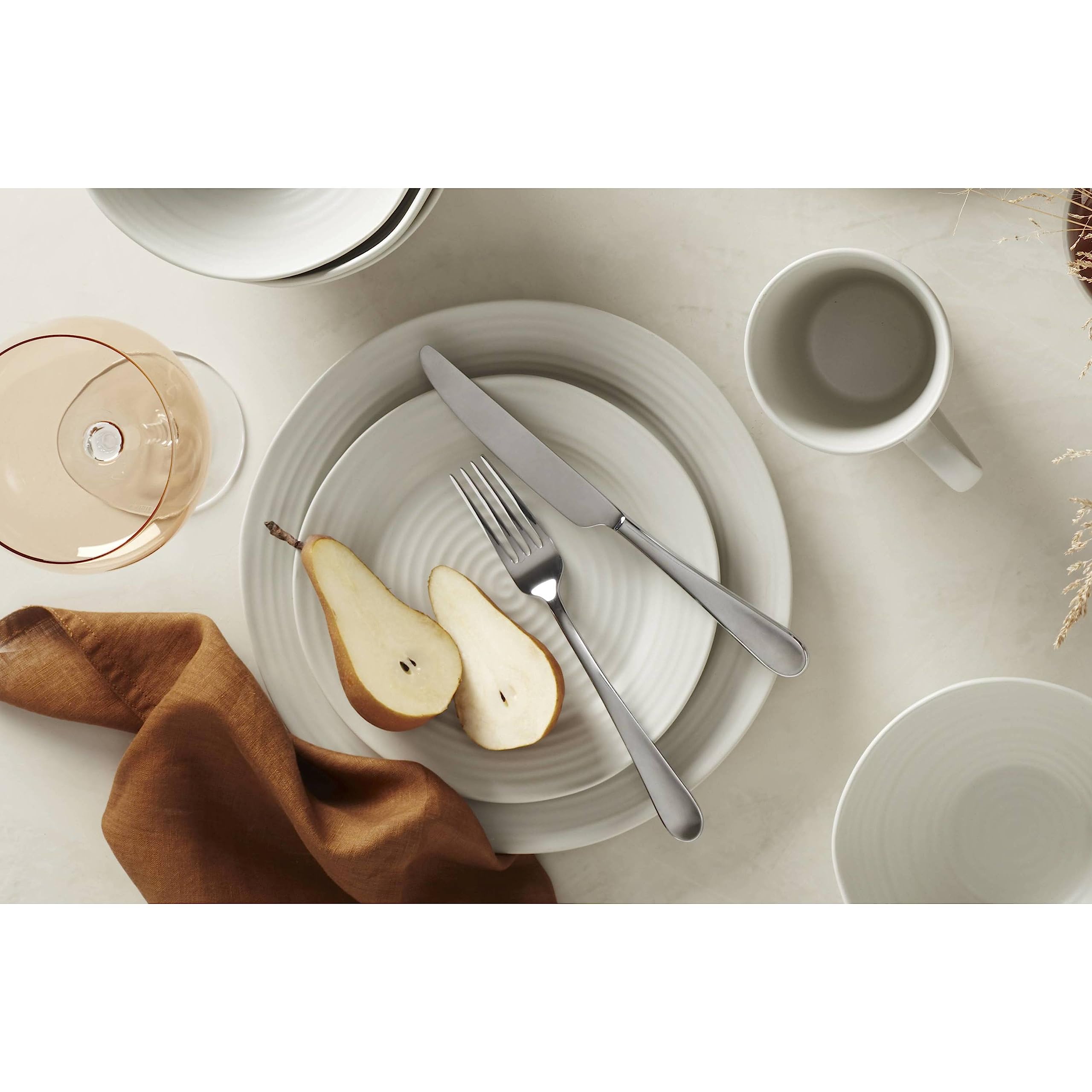 Oneida 895944 Ridge Mugs, Set Of 4