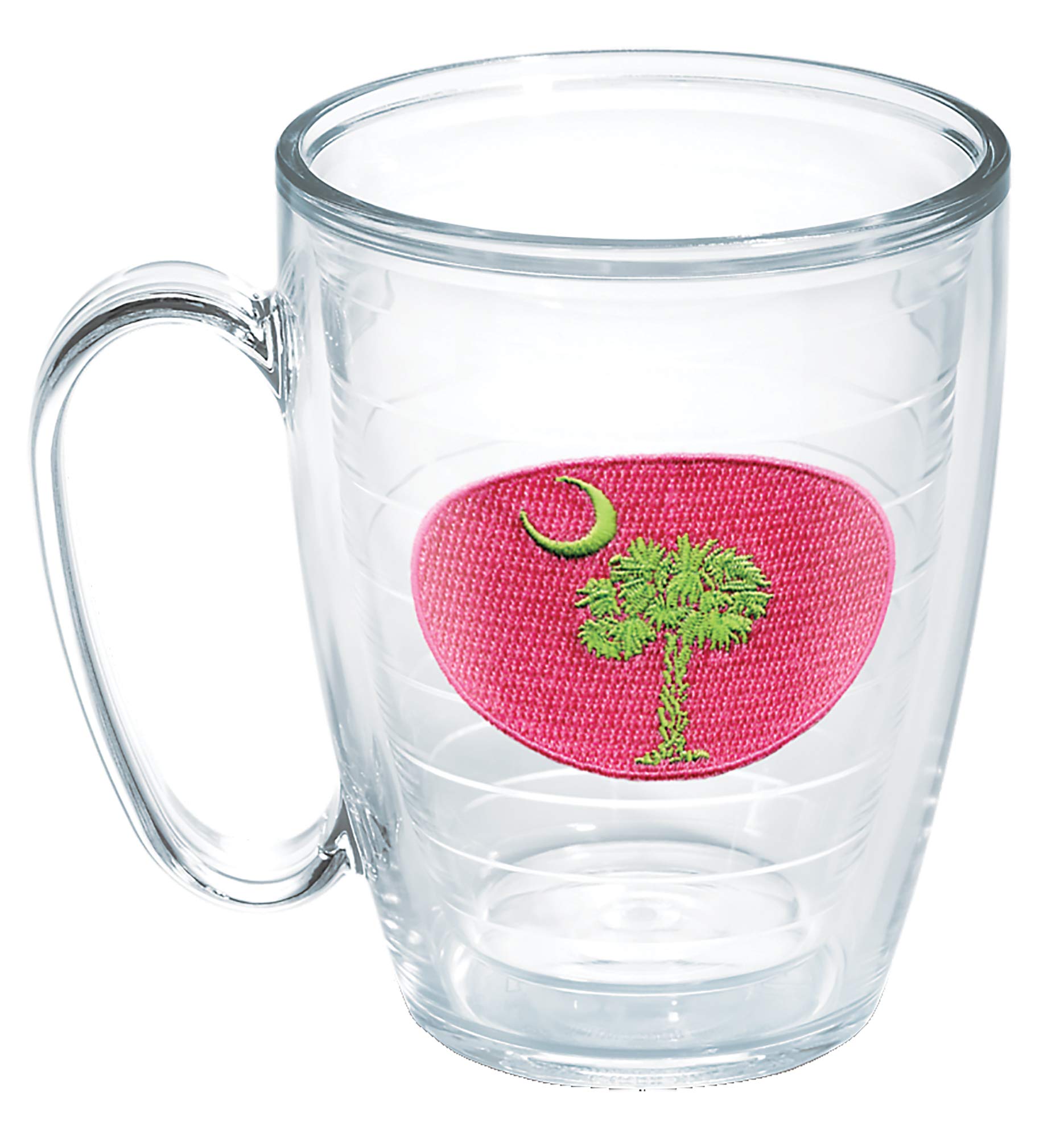 Tervis South Carolina Flag Made In Usa Double Walled Insulated Tumbler Travel Cup Keeps Drinks Cold & Hot, 16Oz Mug - No Lid, Pi