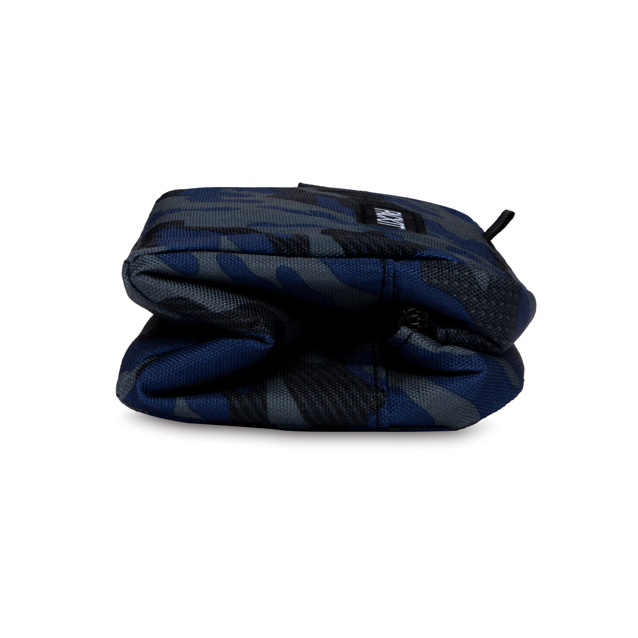 Packit Freezable Snack Box, Sporty Camo Charcoal Navy, Built With Ecofreeze Technology, Collapsible, Reusable, Zip Closure With