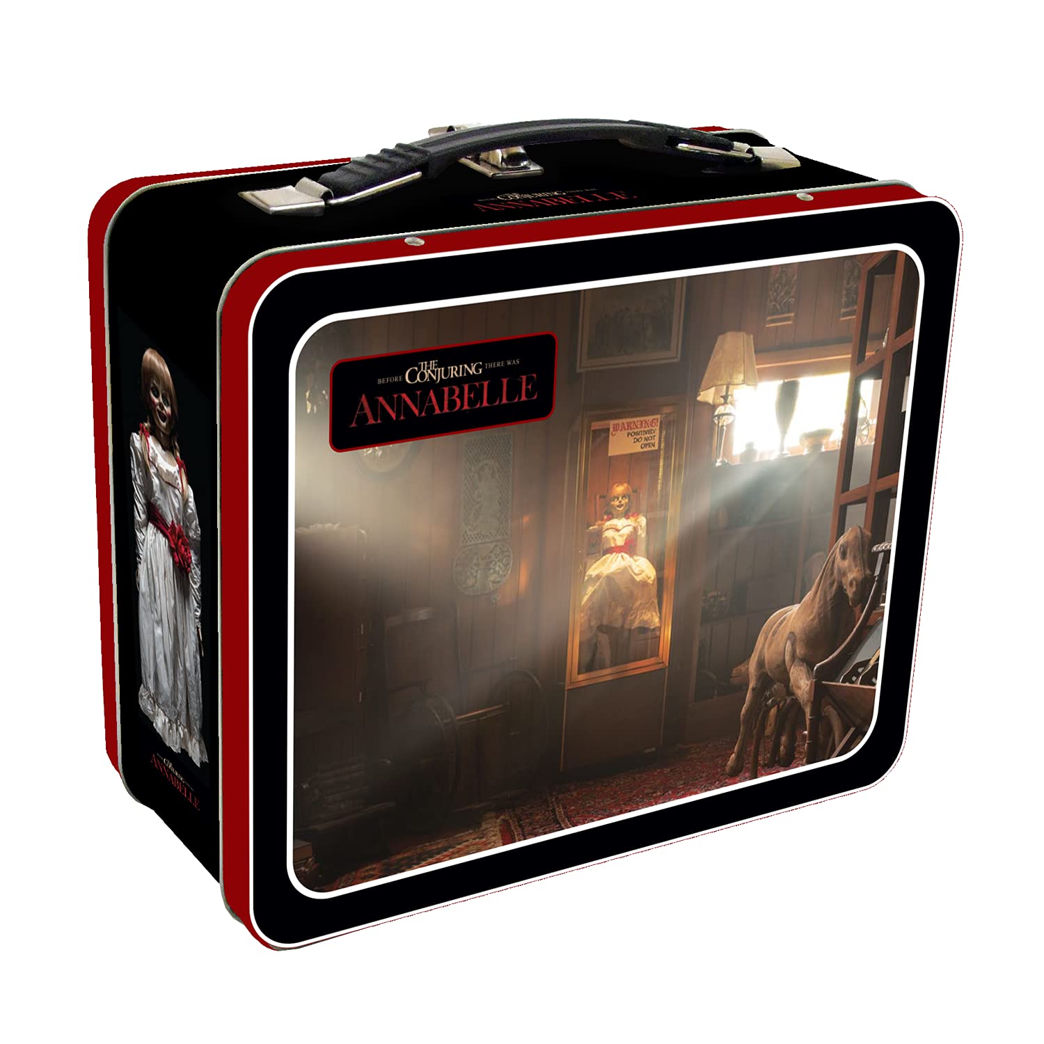 Factory Entertainment Retro Styled Lunch Box, Metal Construction, Trendy Design, Not Intended For Children 12 And Under