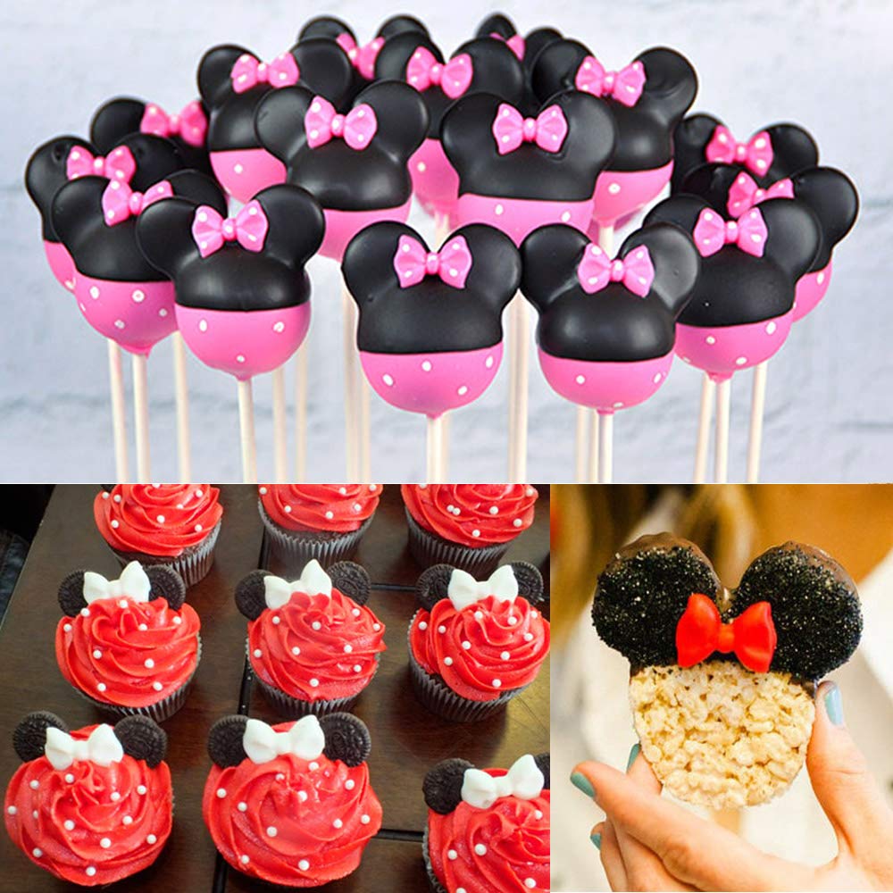 Lamxtx Mini Bow Silicone Fondant Mold Bowknot Candy Chocolate Mold Cake Cupcake Decoration For Birthday Party