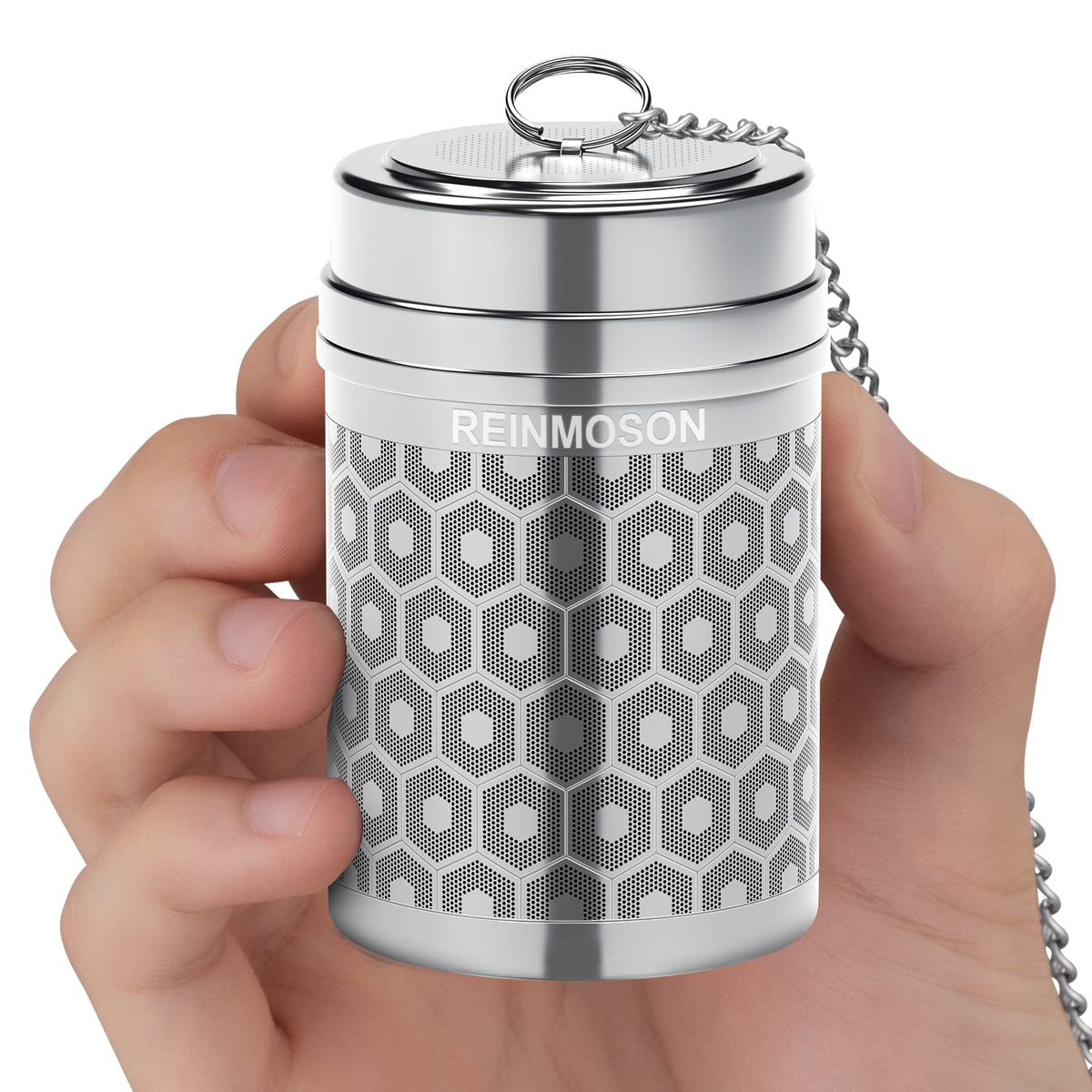 Reinmoson Large Tea Infuser For Loose Tea & Spice Infuser For Cooking, Extra Fine Mesh Tea Strainers, 304 Stainless Steel Steepe
