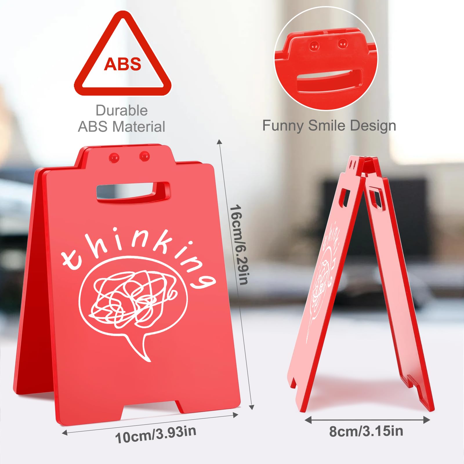 Funny Desk Sign for Office - Humorous Christmas Office Decor for Coworkers, Bosses, Friends - Fun and Quirky Cubicle Accessories