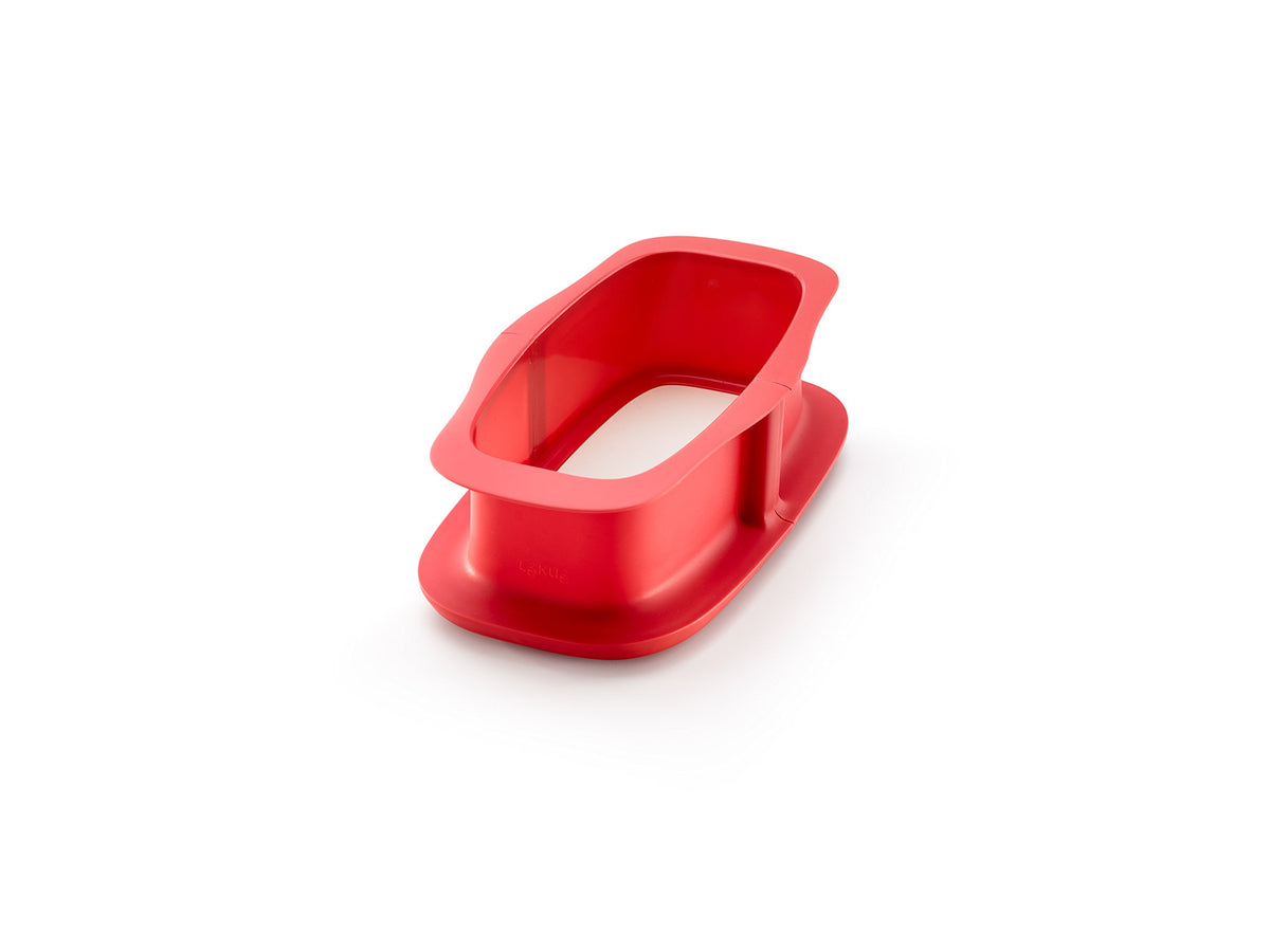 Lekue Baking Loaf Spring Form Pan, 9.5'', Red