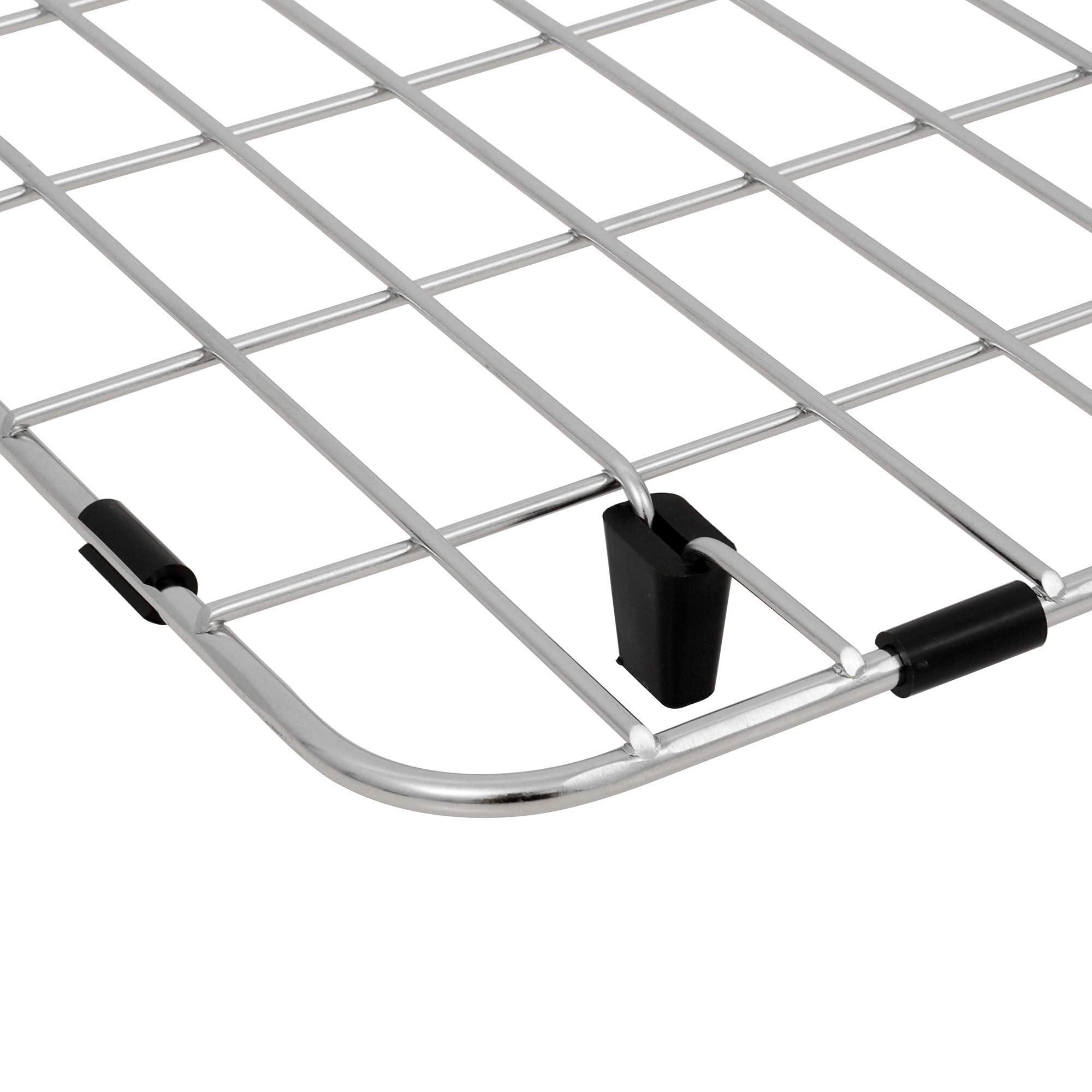 Lqs Stainless Steel Kitchen Sink Bottom Grid And Sink Protector, Protective Sink Grid 26 X 14 Inches With Rear Drain For Single