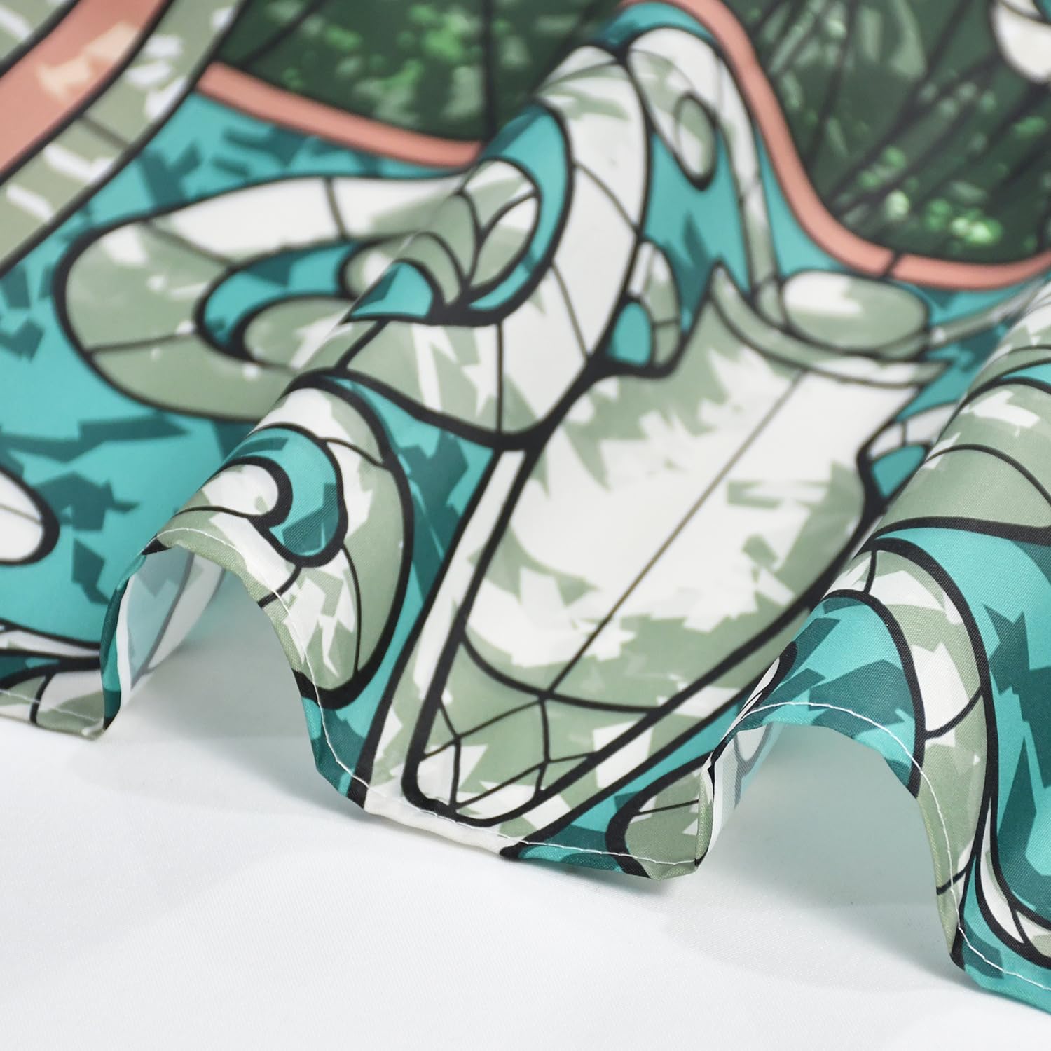 Yanutan Green Garden Shower Curtain, Colorful Butterfly Floral Shower Curtain Set For Bathroom, Modern Design Plant Fabric Bath