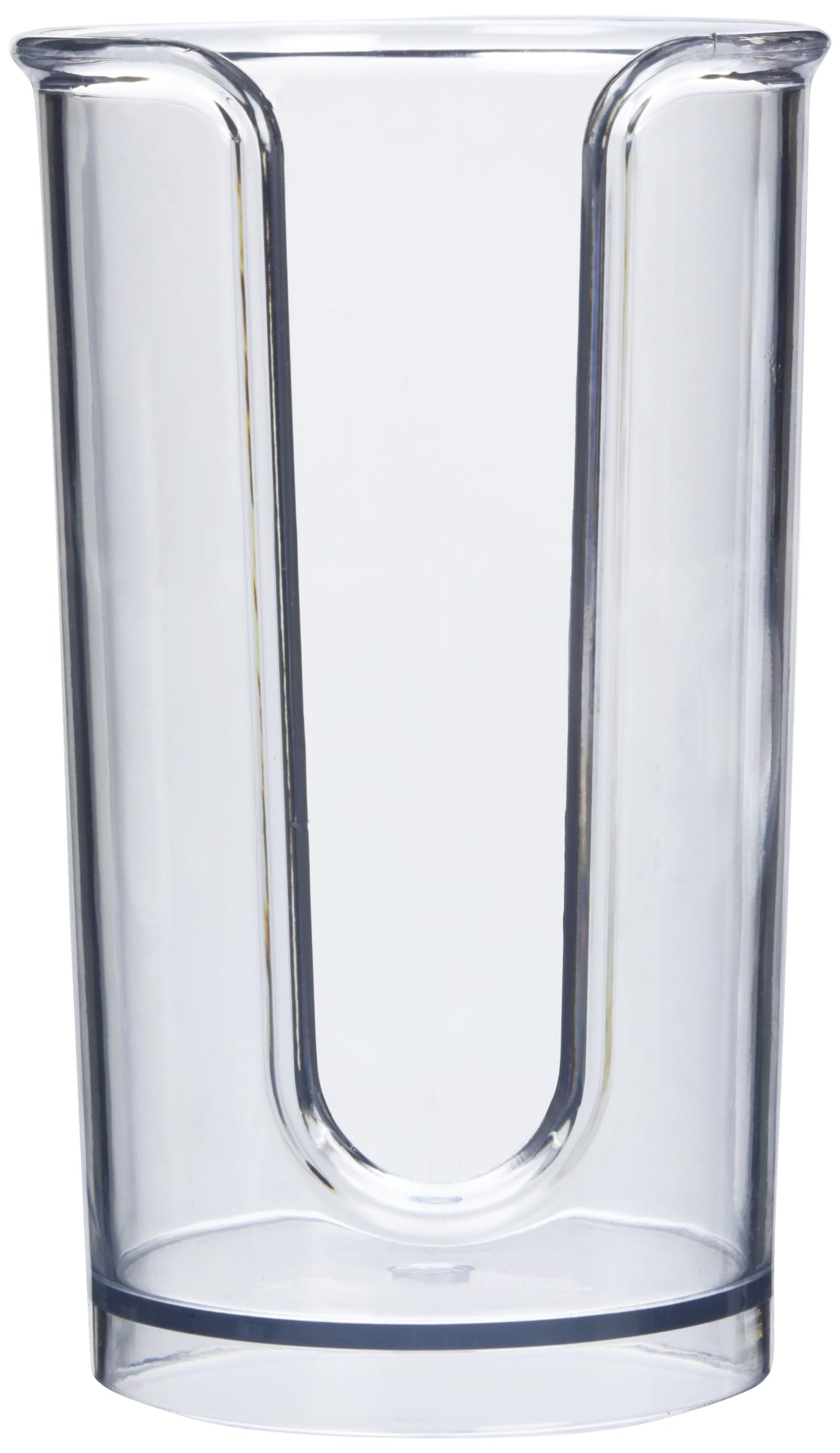 Idesign Plastic Cotton Round Holder And Dispenser, The Clarity Collection - 3    X 3    X 5   , Clear