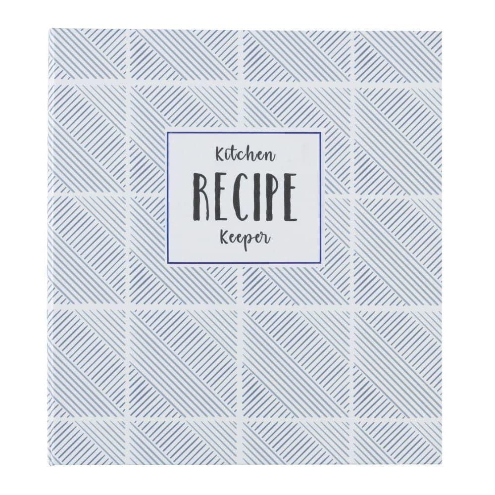 C.R Gibson Qp12-24018 3-Ring Recipe Binder With Recipe Cards, 9'' W X 9.4'' H, True Blue