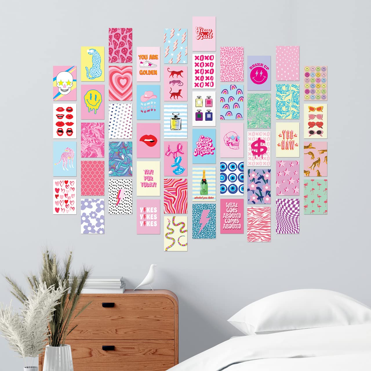 Cloncep Design Preppy Room Decor Collage Kit  50 PCS  4x6 Inch  Preppy Stuff Decor for Wall  Preppy Wall Collage  Preppy Pictures for Wall  Aesthetic Room Decor