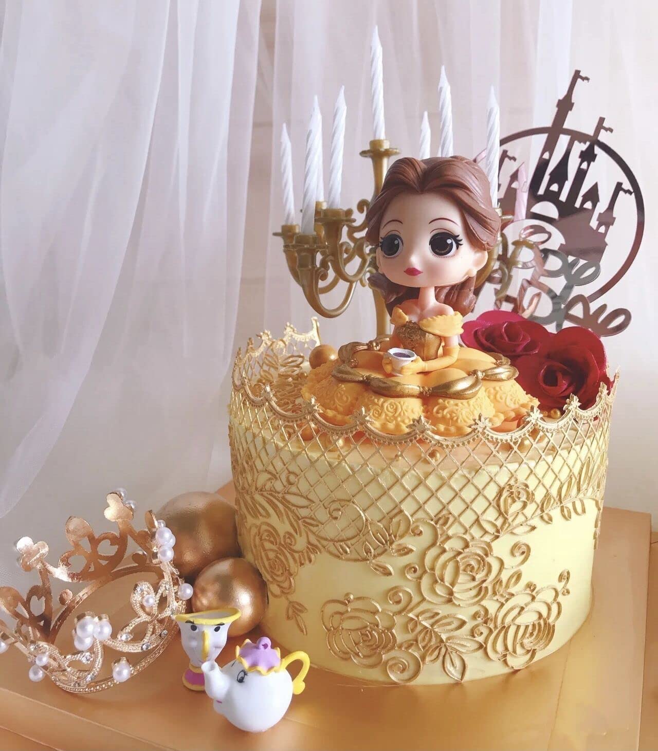 Anyana Sugar Leaf Vine Rose Edible Cake Silicone Fondant Impression Lace Mat Autumn Cake Decorating Mold Gum Paste Cupcake Toppe