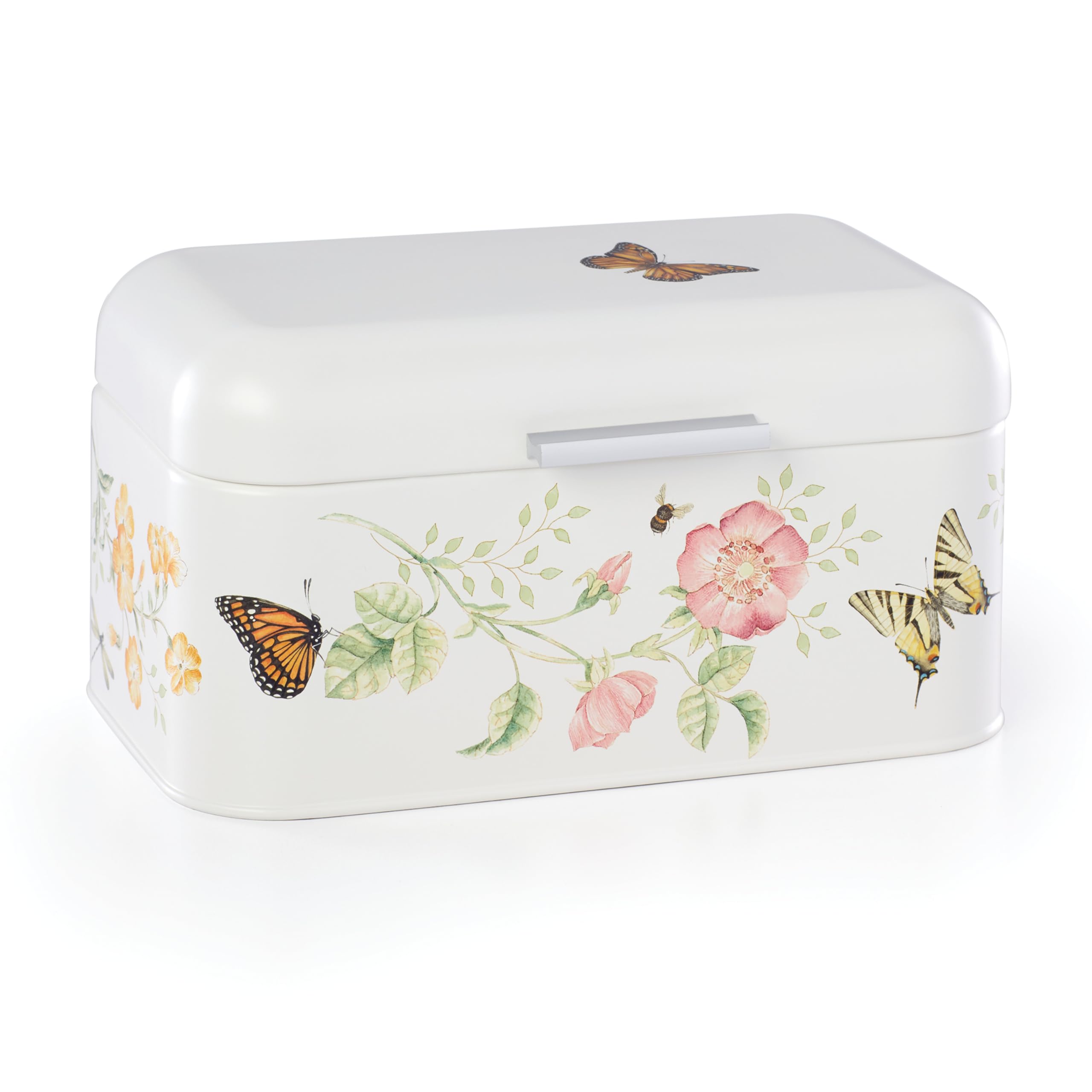 Lenox 892520 Butterfly Meadow Breadbox, 11.25'' L X 6.5'' W X 6.25'' H