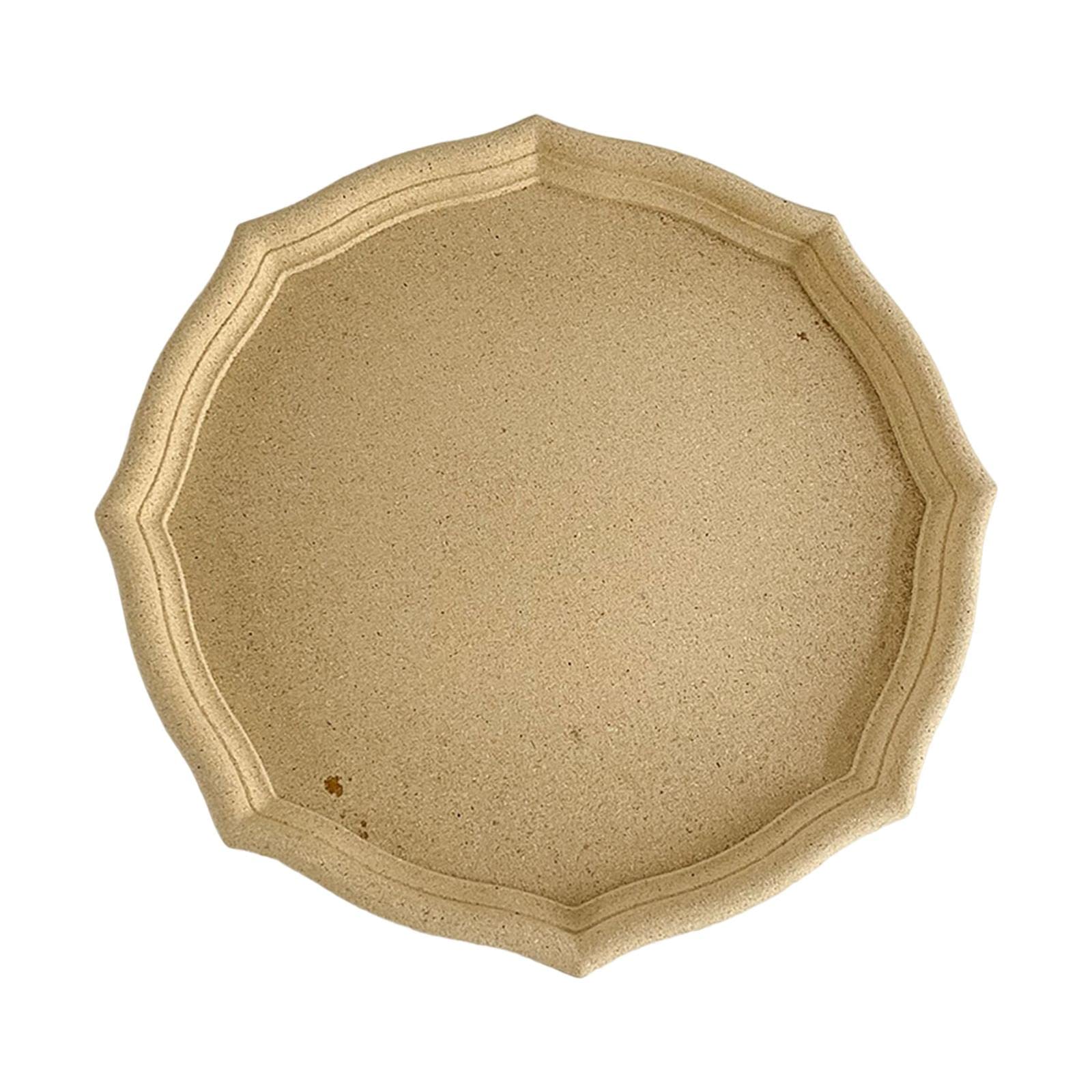 Zoomella Wooden Vanity Tray Display Perfume Jewelry Trinket Round Snack Serving Tray|Home & Garden|Kitchen, Dining & Bar|Dinnerw