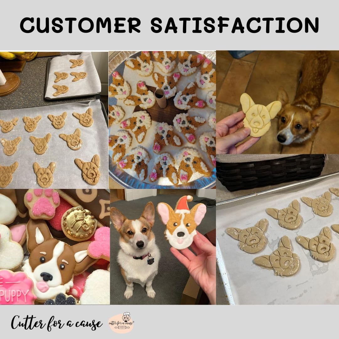 Corgi Cookie Cutter And Dog Treat Cutter - Face - 3 Inch
