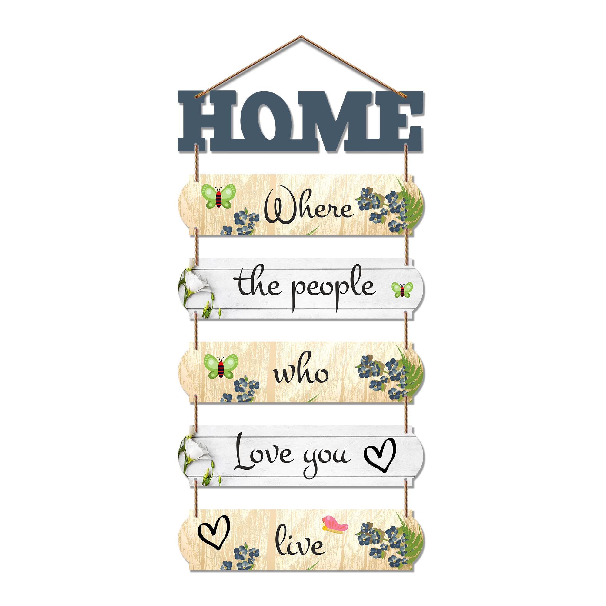 Artvibes Home Quote Decorative Wall Art MDF Wooden Hanger for Livingroom, Bedroom | Gifts | Hangings Decoration | Modern Decor I