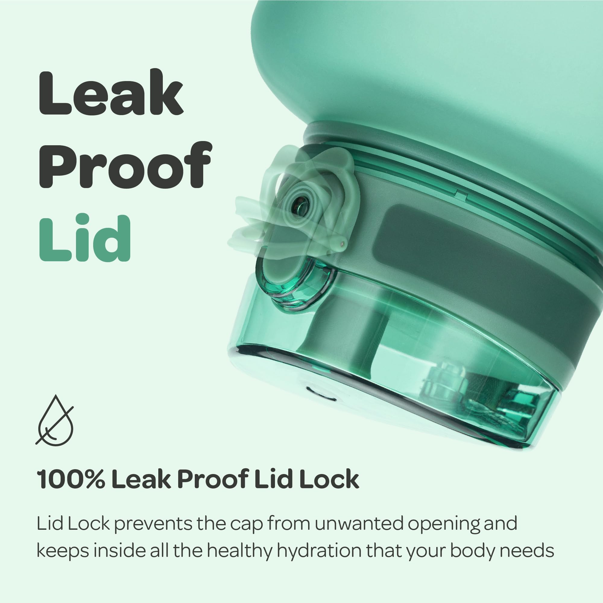 Hydracy Water Bottle with Time Marker -Large Half gallon 64oz BPA Free Bottle & No Sweat Sleeve -Leak Proof gym Bottle with Fruit Infuser Strainer & Times to Drink -Ideal gift for Sports & Outdoors