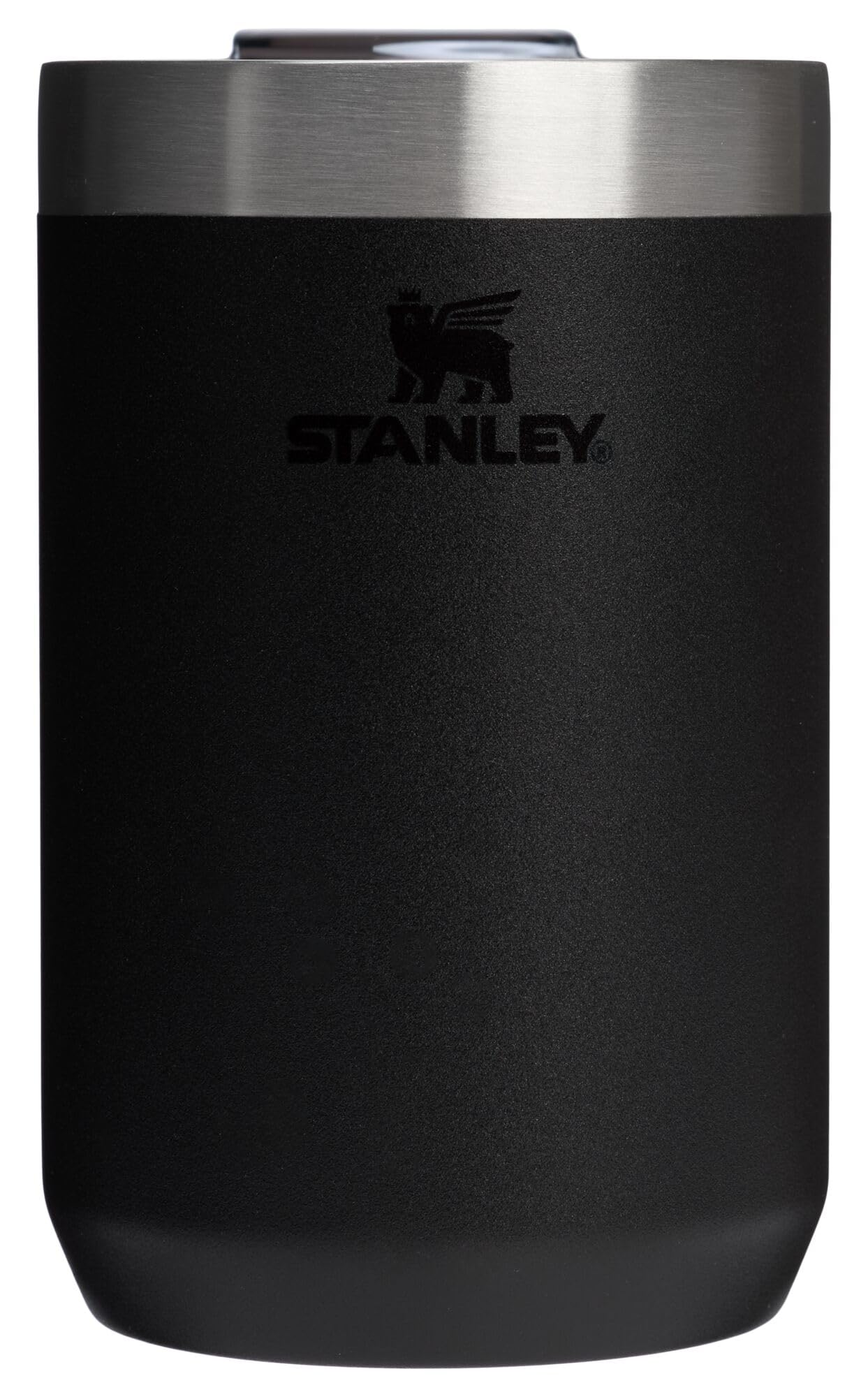 STANLEY Everyday Camp Cup 12 oz | Drink Through Lid | Cup for Coffee, Tea and Drinks | Insulated Stainless Steel | BPA-Free | Bl