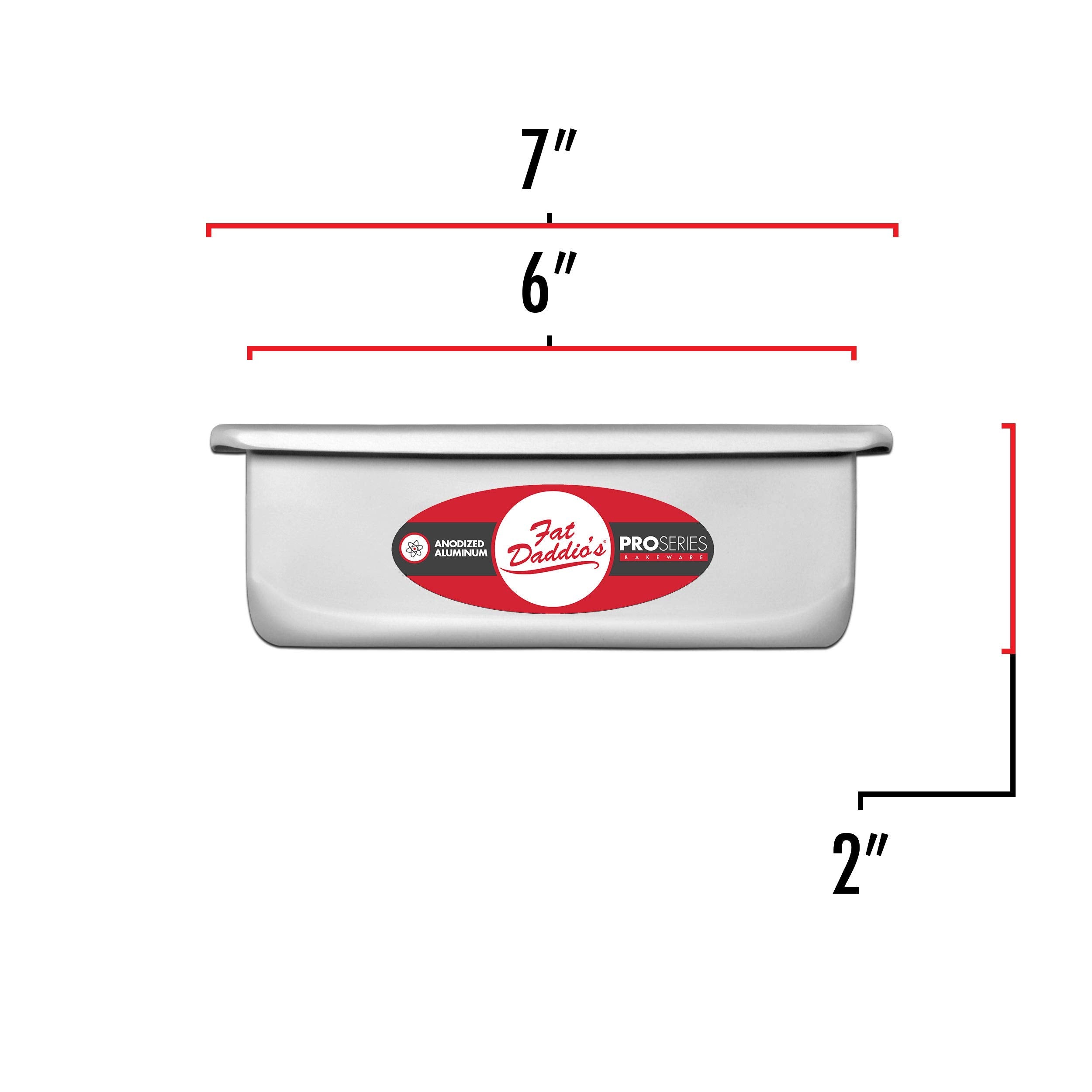 Fat Daddio'S Anodized Aluminum Square Cake Pans