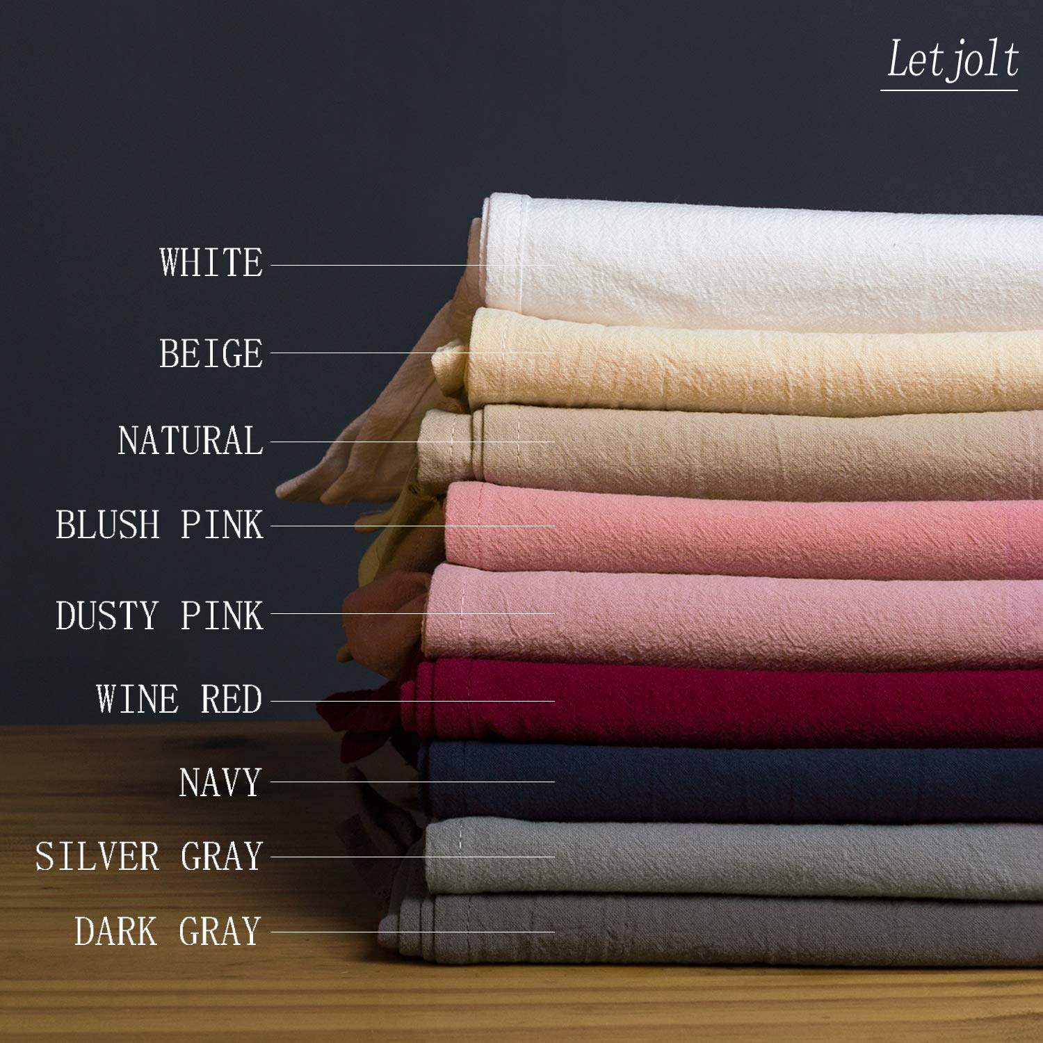 Letjolt White Table Runner Rustic Table Runner Farmhouse Table Runner Wedding Baby Shower Home Kitchen  12x72 Inches