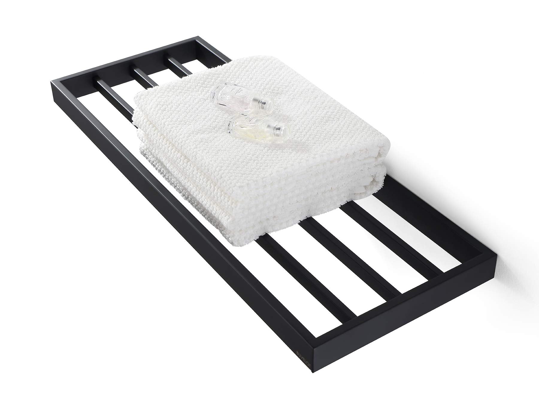 BUVELOT Lavatory Bath Towel Shelf,Minimalist Towel Rack for Bathroom,Wall Mounted and Modern Hotel Style with Towel Bar,Towel Ho