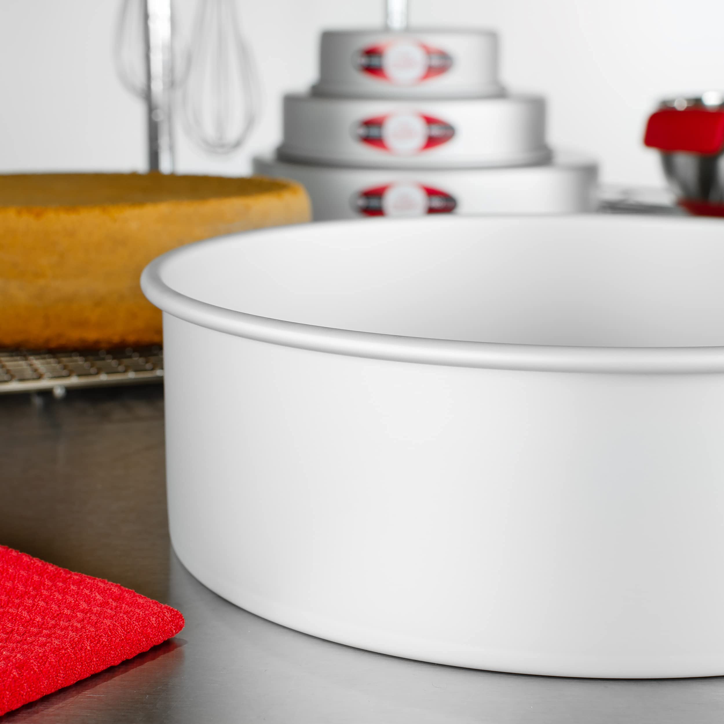 Fat Daddio'S Round Cake Pan, 12 X 4 Inch, Silver