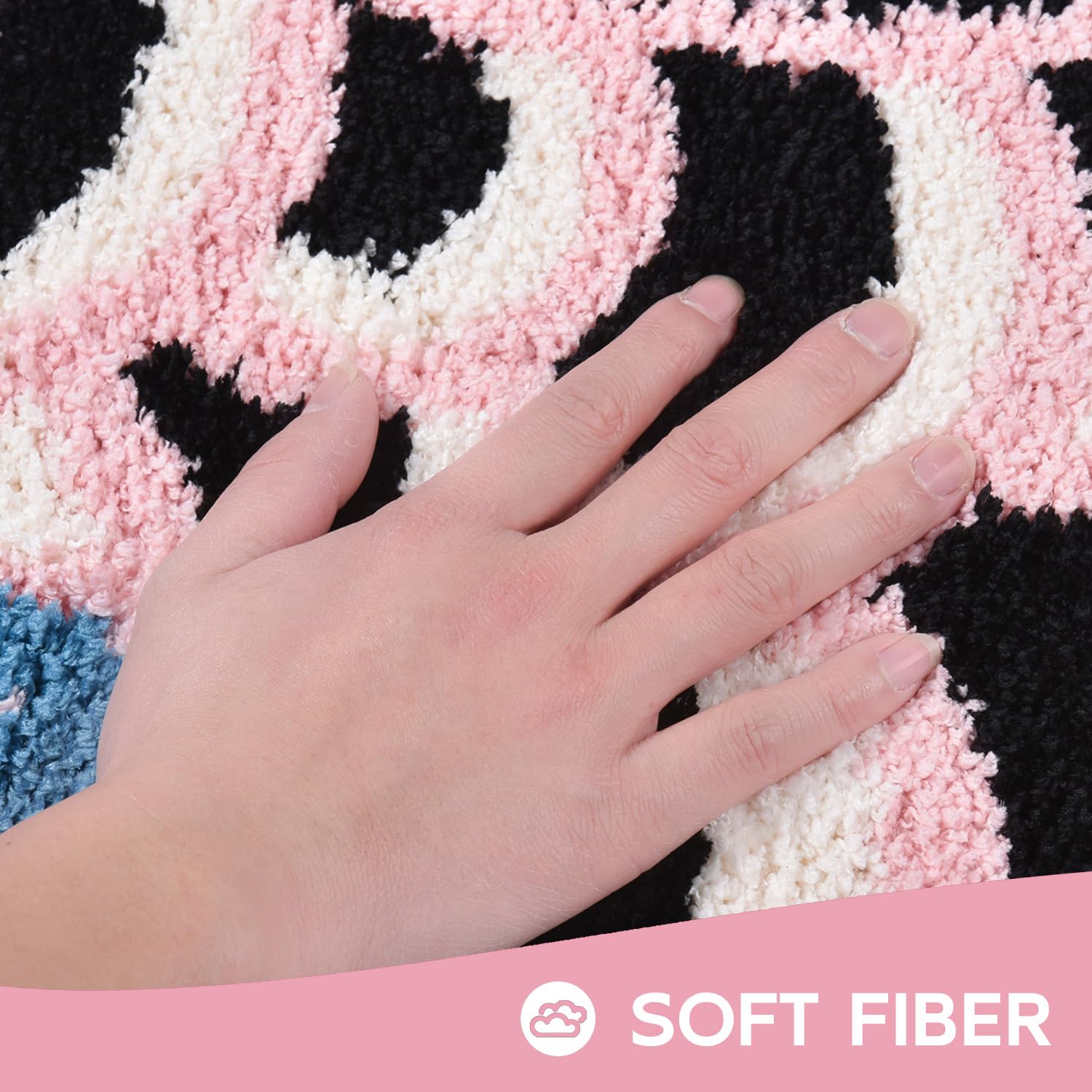 Cute Fish Bath Rug Mat Soft Non-Slip Bathroom Rug Japanese Style Koi Flag Floor Carpet For Shower Room, Water Absorbent Indoor M