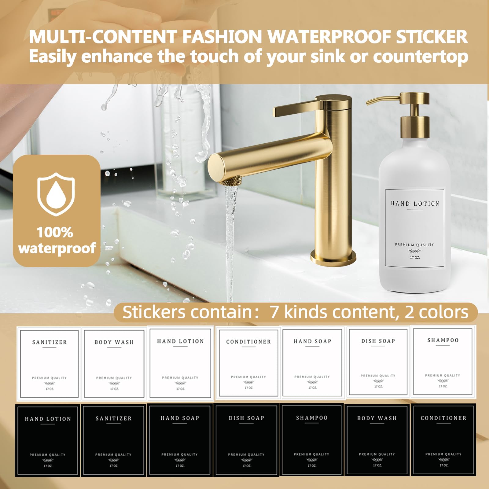 Soap Dispenser Bathroom - Dish And Hand Soap Dispenser Set, Glass Soap Dispenser With Pump, Dish Soap Dispenser For Kitchen With