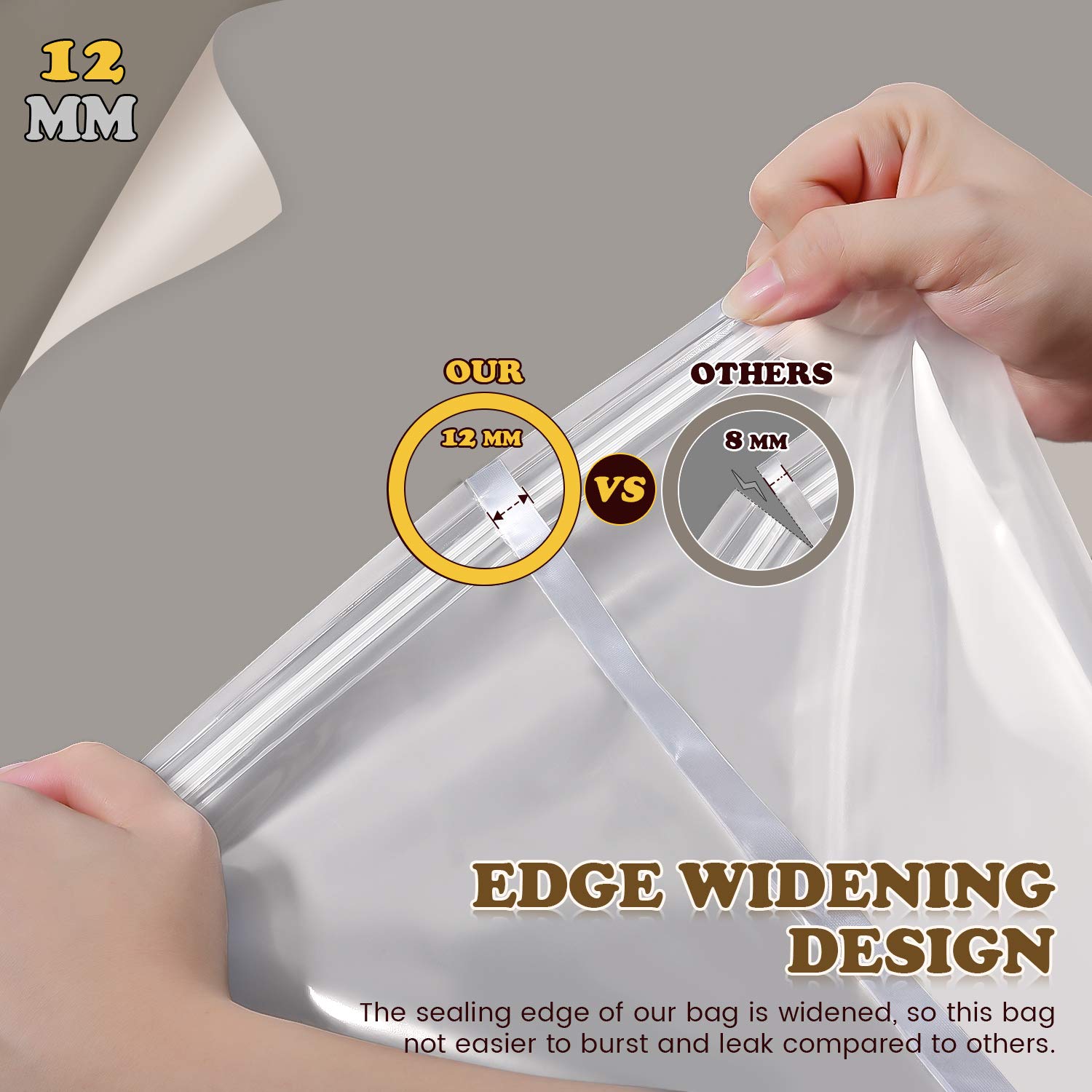 Brining Bag, 26  22, 2 Pack, Extra Large Turkey Brine Bag with 2 Strings and 2 Larger Clips, Thickened materials, Double Track Z