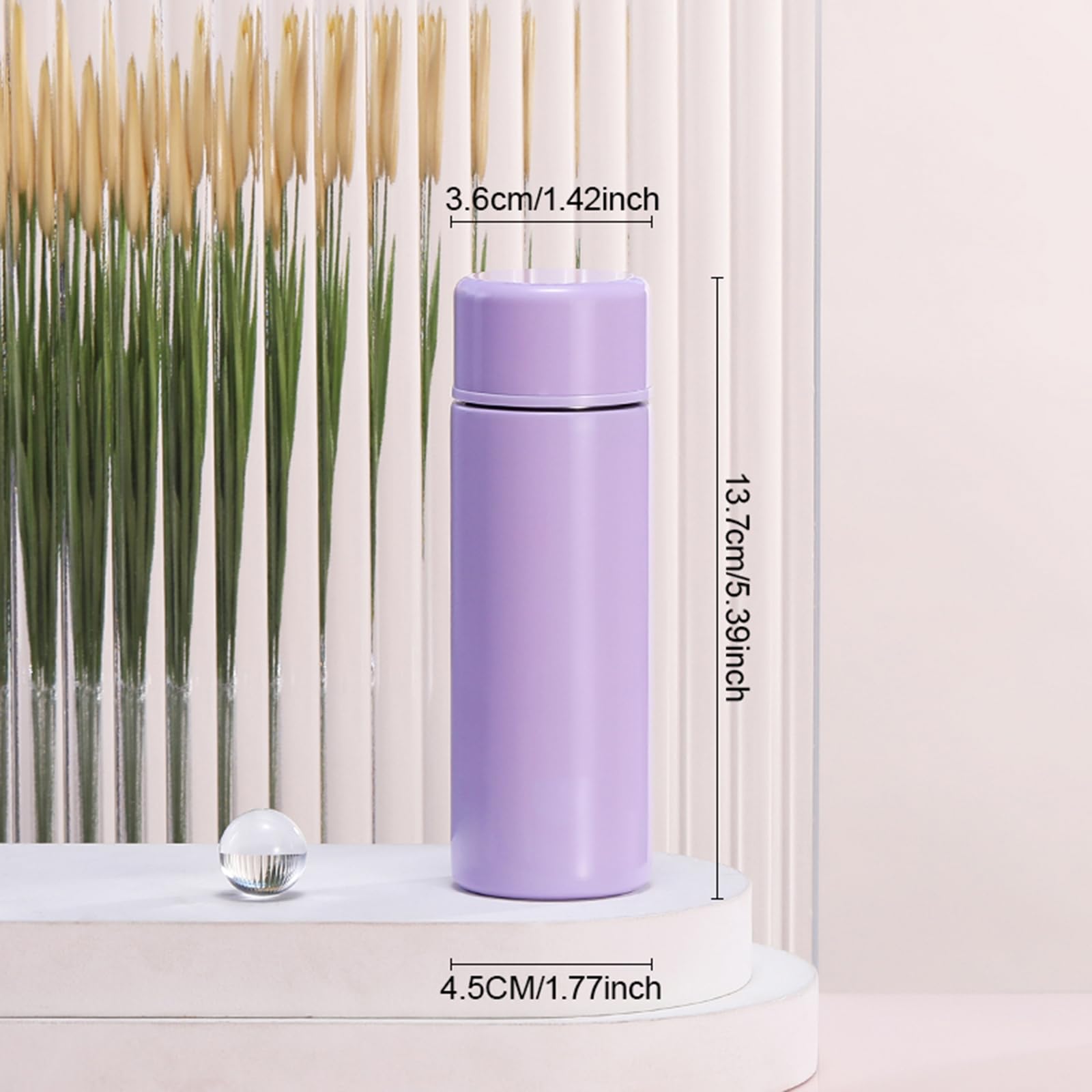 2Pcs 4Oz Mini Water Bottle Mini Insulated All Stainless Steel Bottle Cute Leak Proof Water Flask Keeps Drink Cold And Hot For Ki