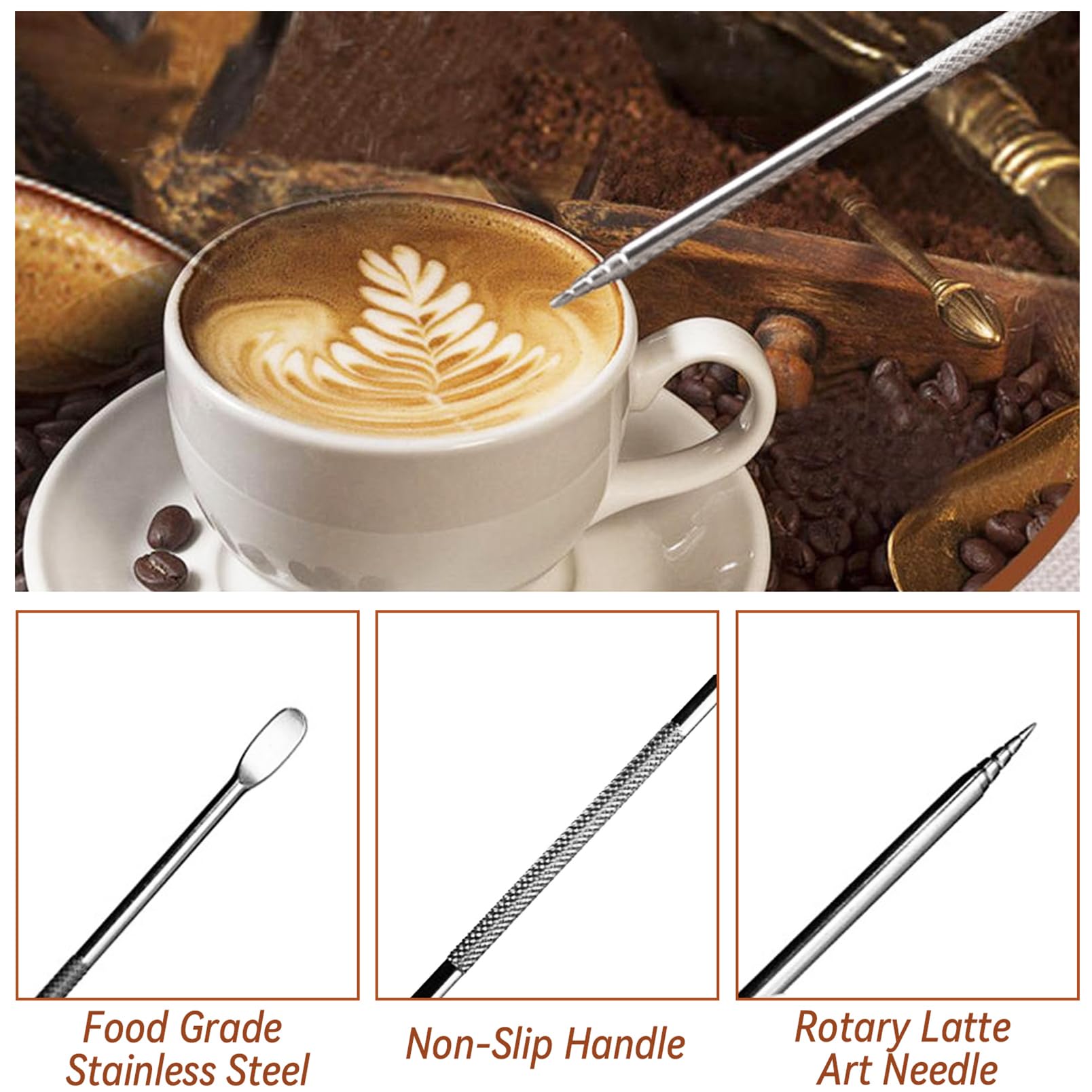 Yeelan 22 Pcs Espresso Accessories, Coffee Espresso Tamper Set, With 51Mm Espresso Tamper, Wdt Tool, Coffee Stirrer, Frothing Pi