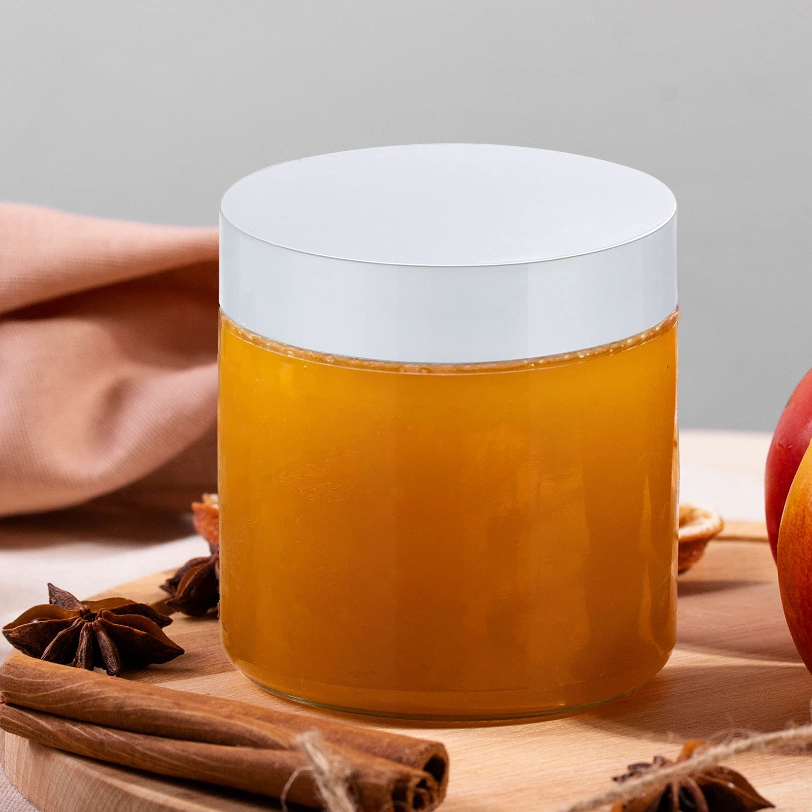 36 Pieces Plastic Jars Round Clear Leak Proof Cosmetic Container Jars With Inner Liners And Lids For Lotions Ointments Travel Ma