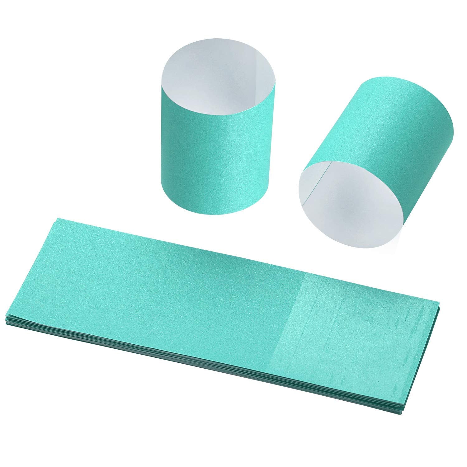 Gmark Paper Napkin Band Box Of 2500, Paper Napkin Rings Self Adhesive (Mint) Gm1104