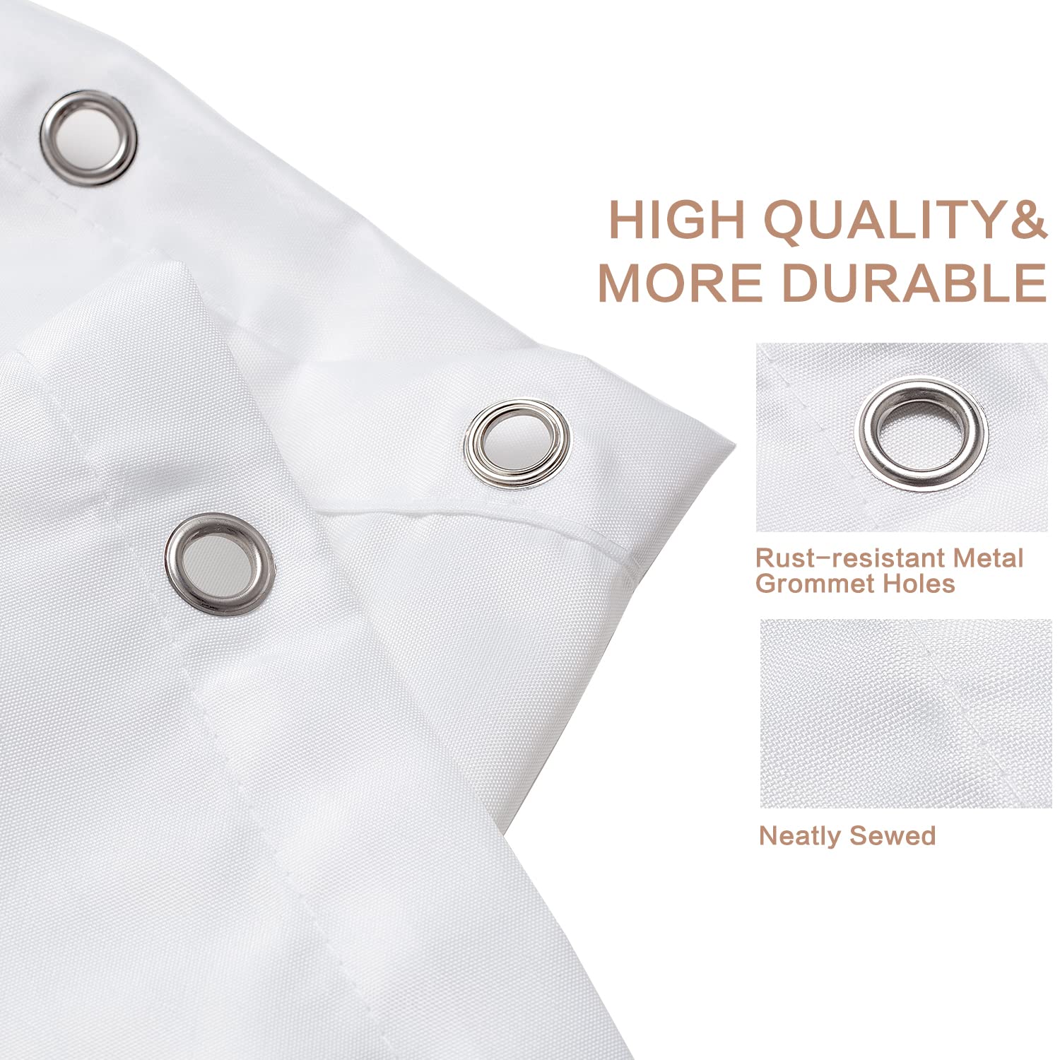 Hanging Potted Plants Cat Shower Curtain, Bracket Plant Kitty Shower Curtain For Bathroom With 12 Hooks, Polyester Fabric Waterp