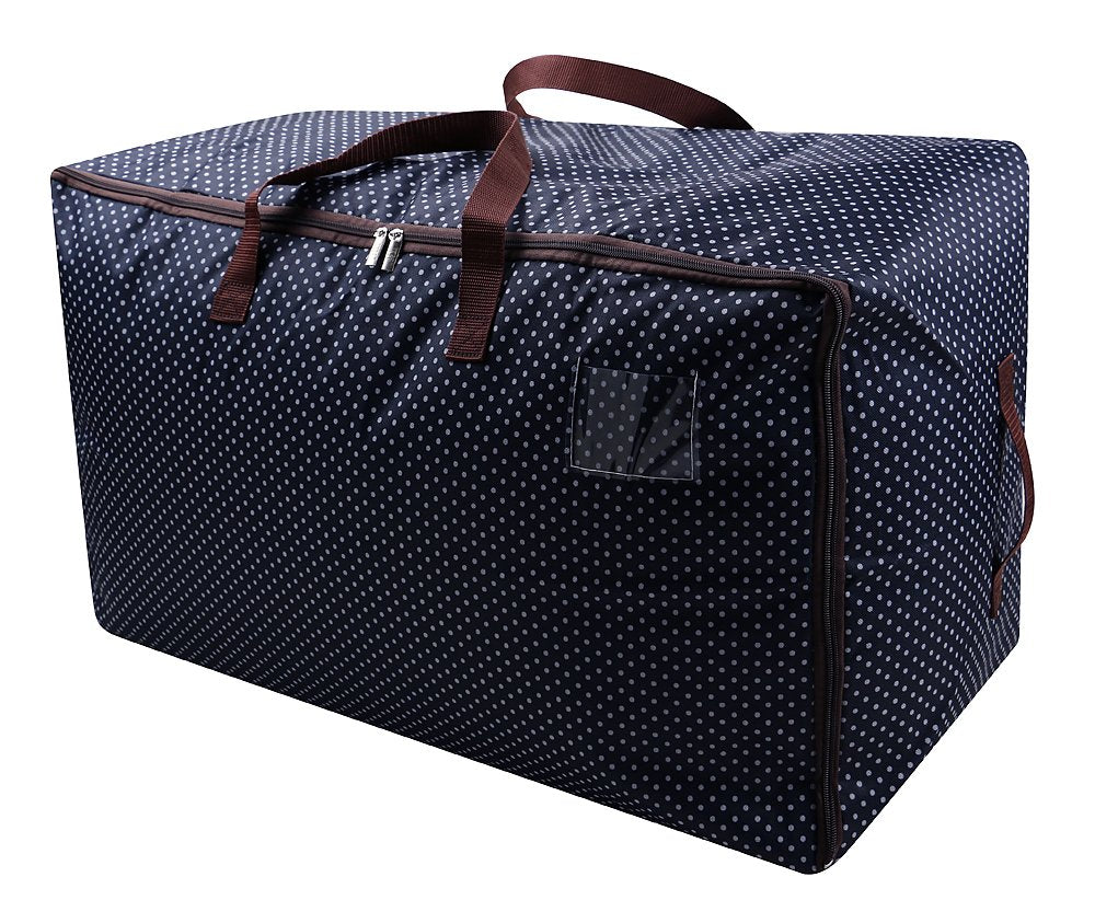 Amj 100L Large Storage Bag, Comforter/Blanket/Pillows/Quilt Storage Container, Garage Grocery Storage Bag, Garments/Clothes Orga