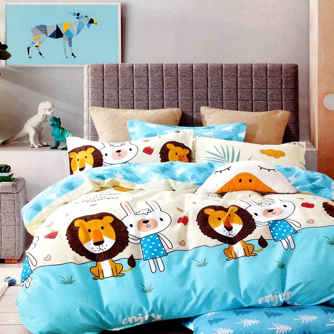 Riftree Glace Cotton Single Bed Kids Comforter 60 X 100 Inches Or 153 X 254 Cms(Loin)