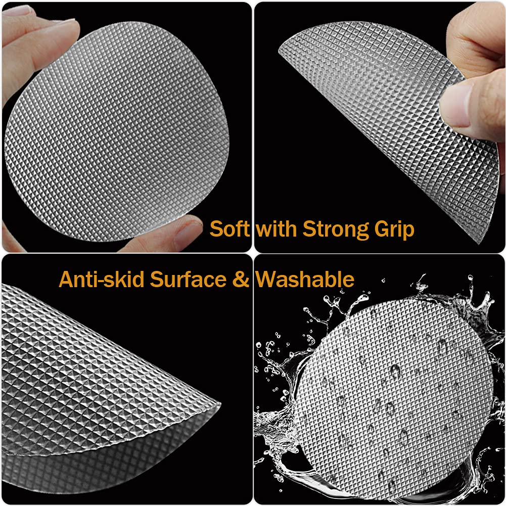 Daskfire Bath Tub Stickers, Non Slip Bathtub Treads, Anti Slip Shower Sticker, Safety Discs Decals Tape For Slippery Tubs Shower