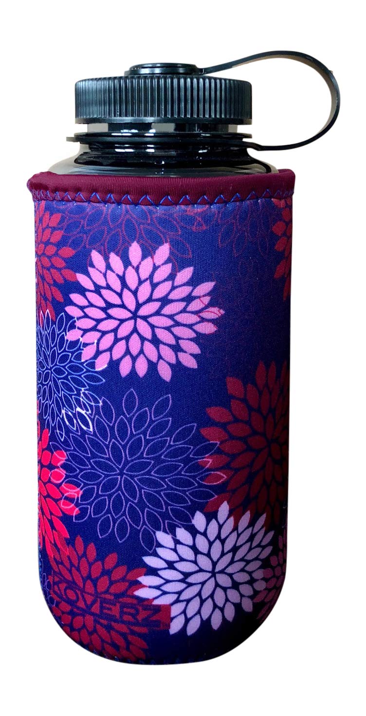 Koverz Xl Neoprene 32-40 Oz Water Bottle Insulator Cooler Coolie - Midnight Mums